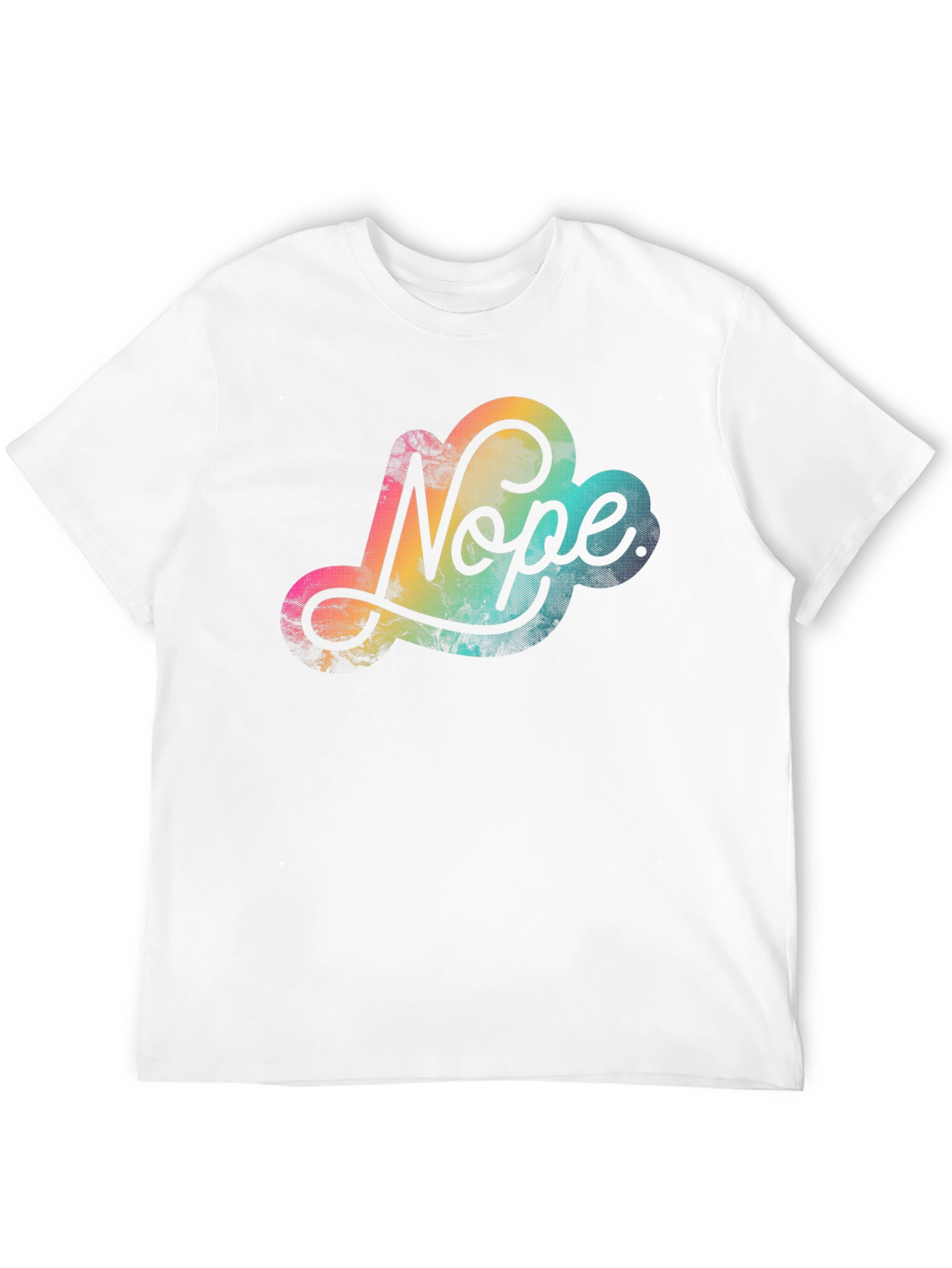 Nope Graphic Tee - Stylish Sarcasm
