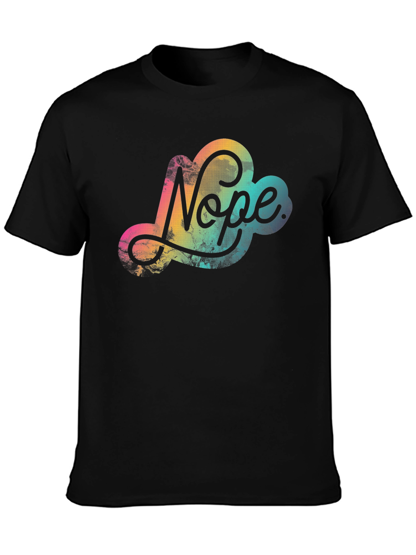 Nope Graphic Tee - Stylish Sarcasm
