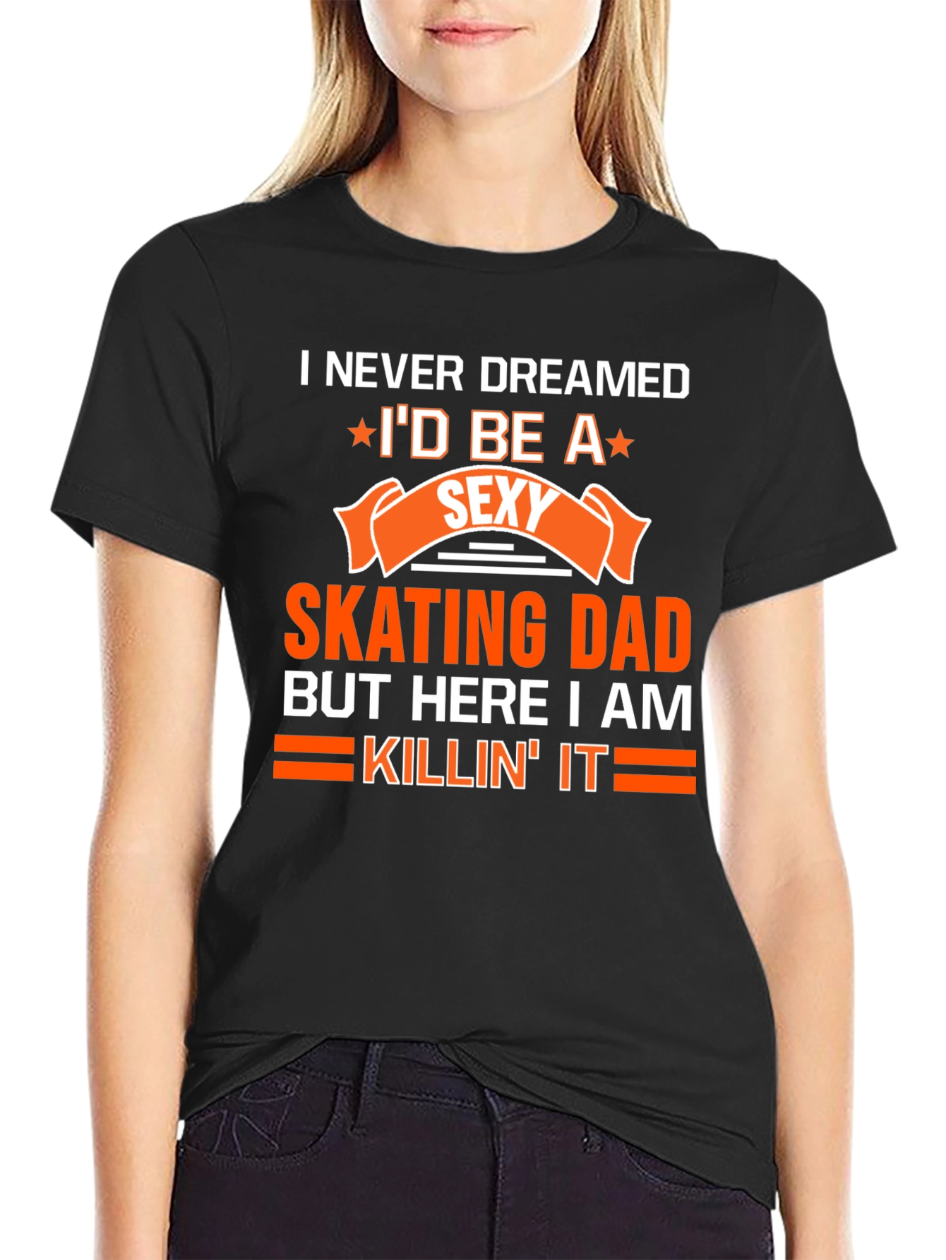 Sexy Skating Dad T-Shirt - Novelty Graphic Tee
