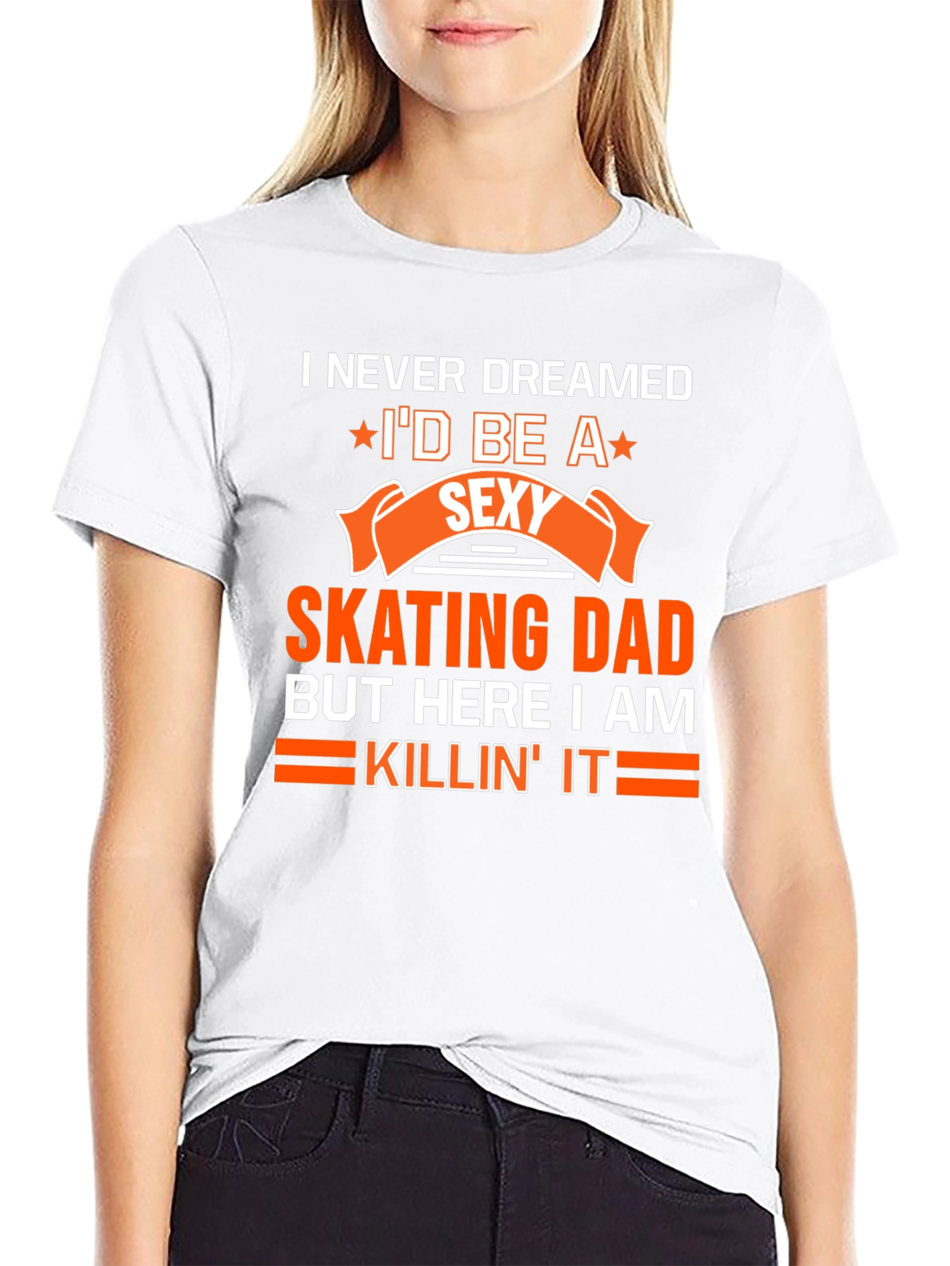 Sexy Skating Dad T-Shirt - Novelty Graphic Tee