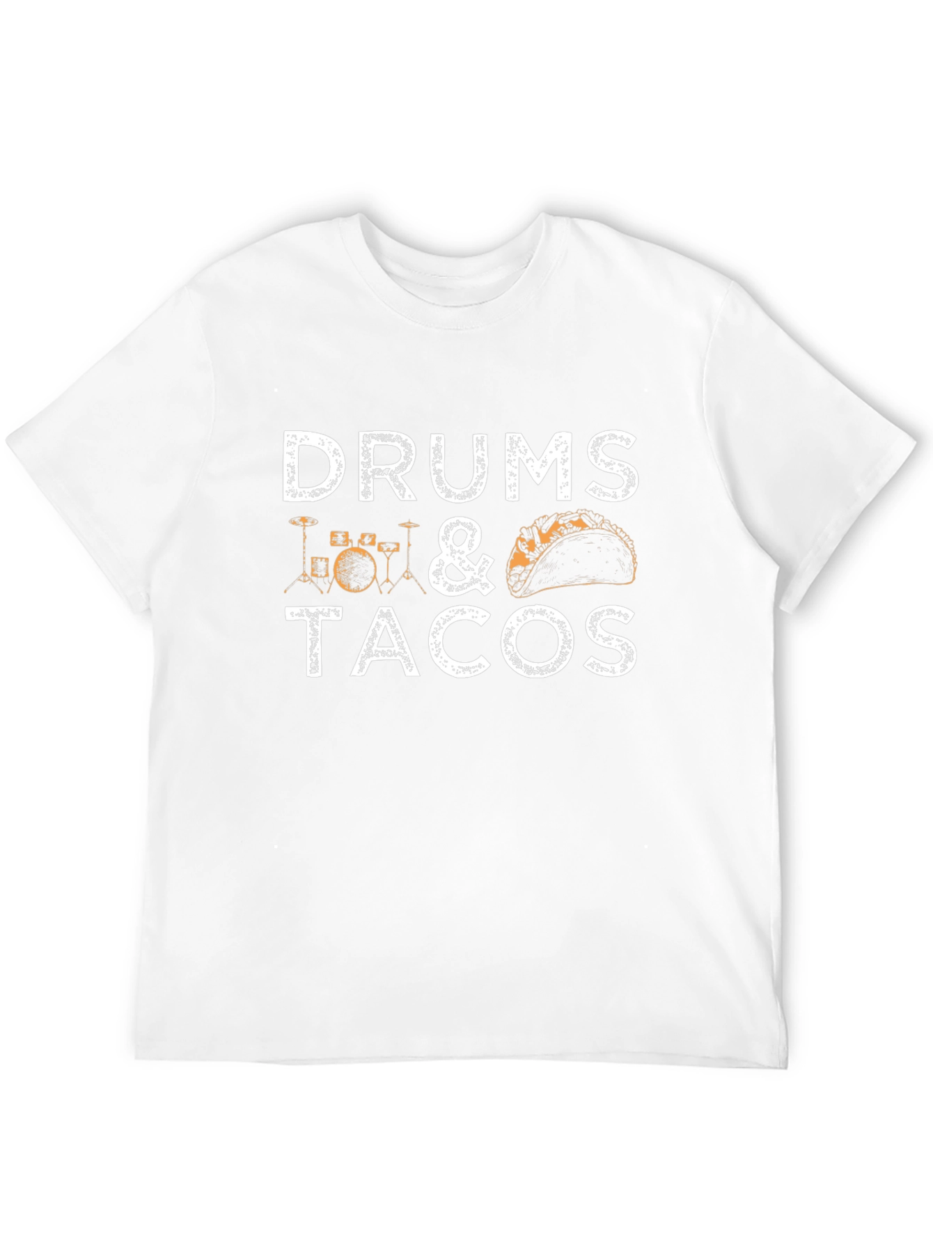 Drums & Tacos Black T-Shirt - Foodie Musician