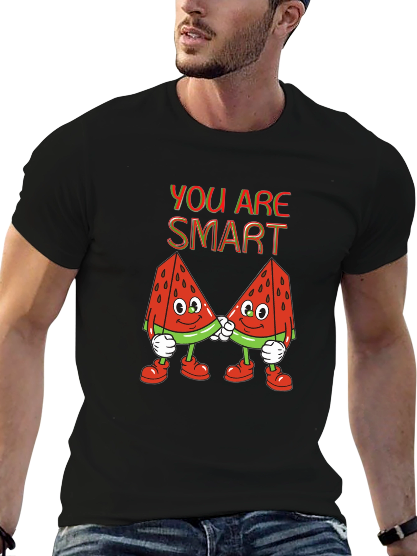 Funny Watermelon Cartoon T-Shirt