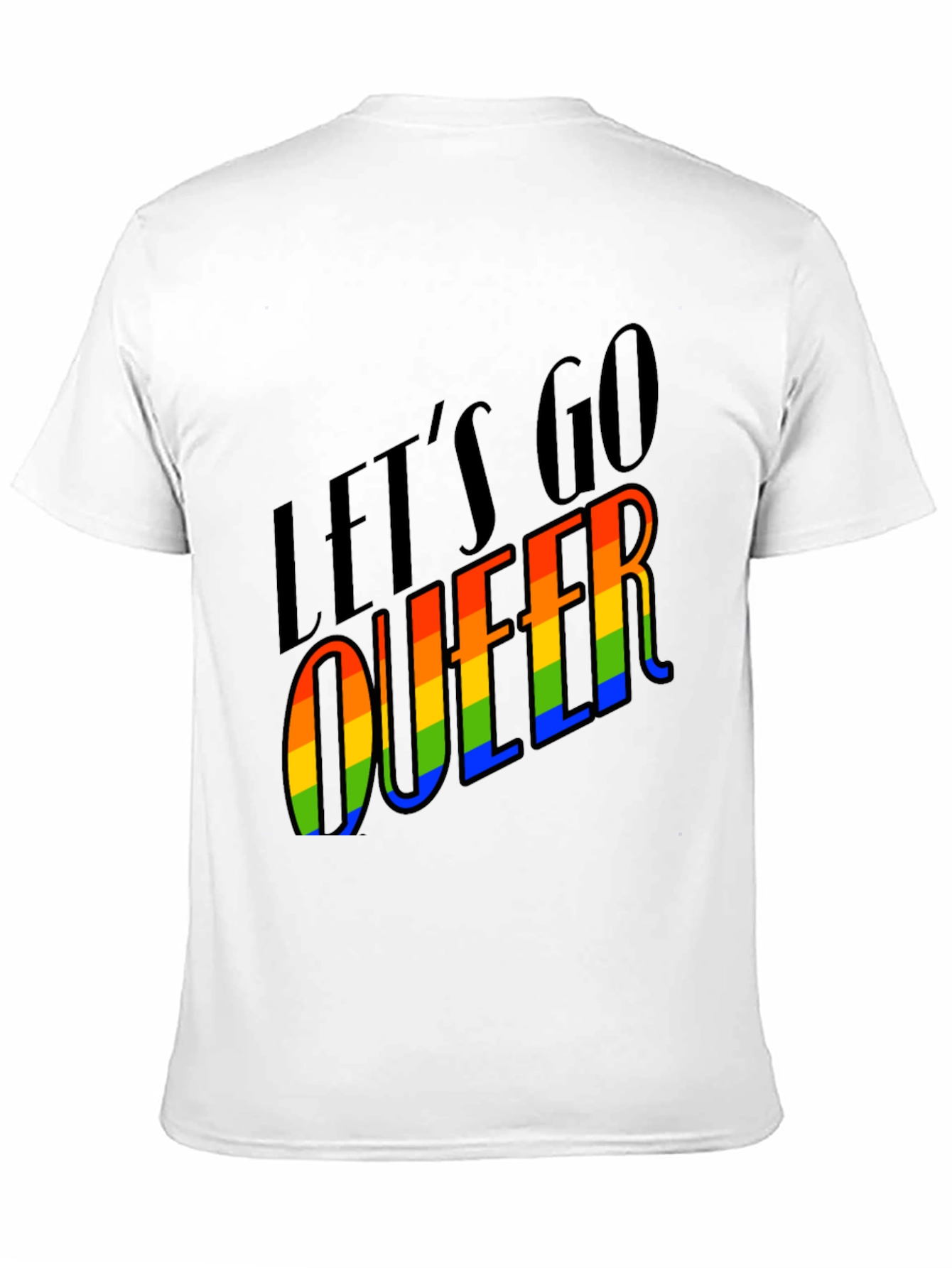 Lets Go Queer Pride T-Shirt - Black LGBTQ Tee
