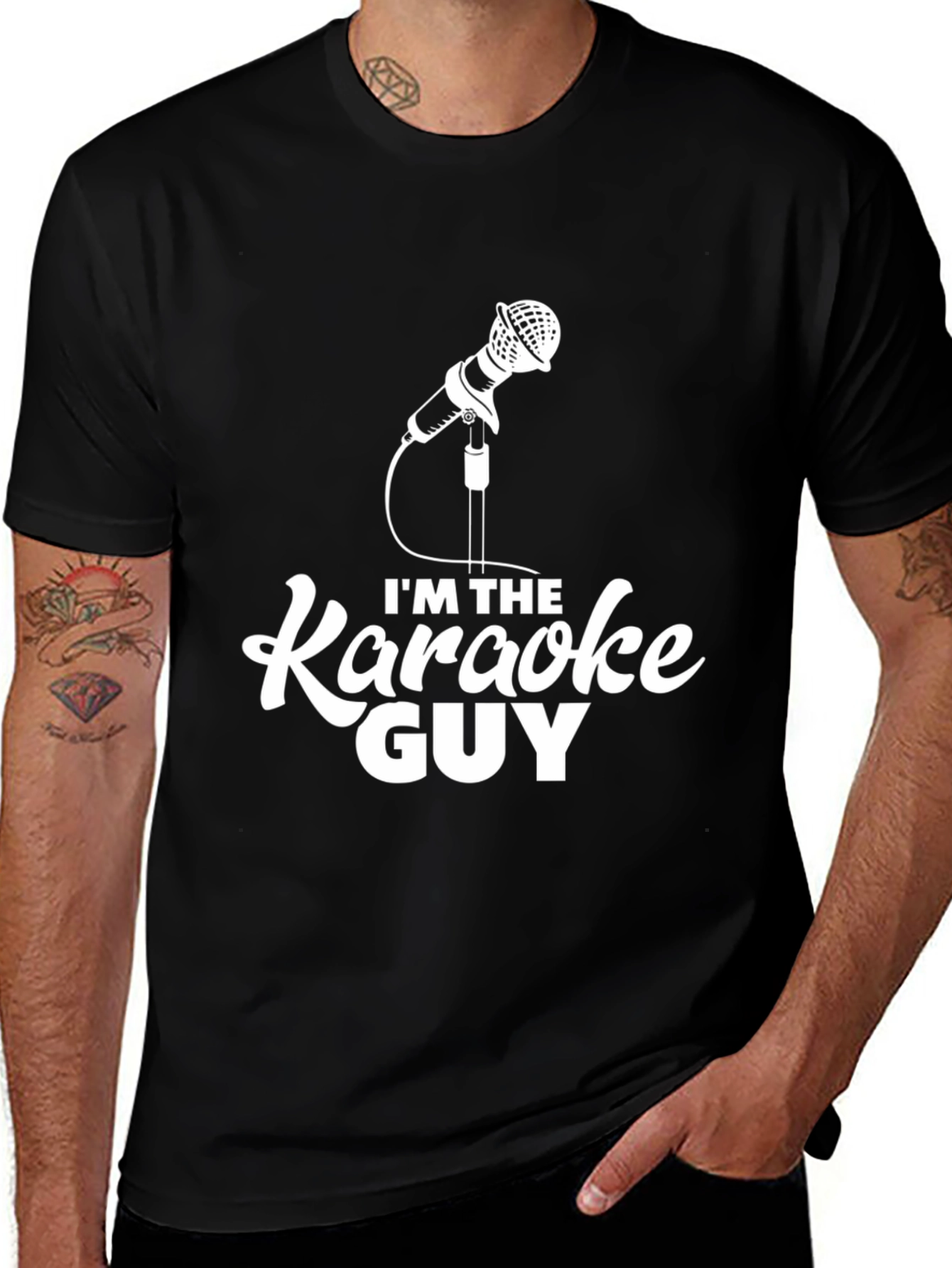 Karaoke Guy T-Shirt - Music Lovers Tee