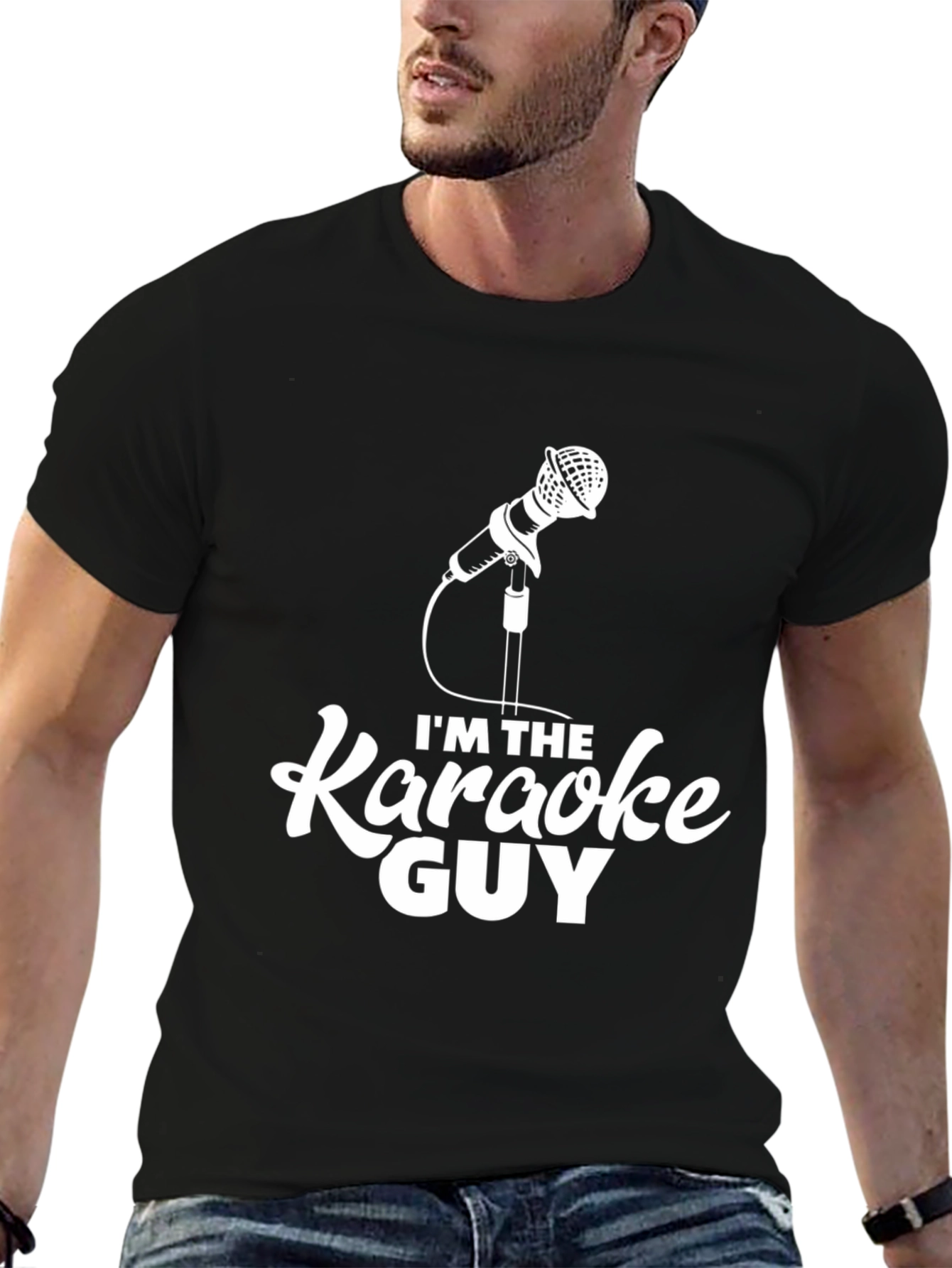 Karaoke Guy T-Shirt - Music Lovers Tee
