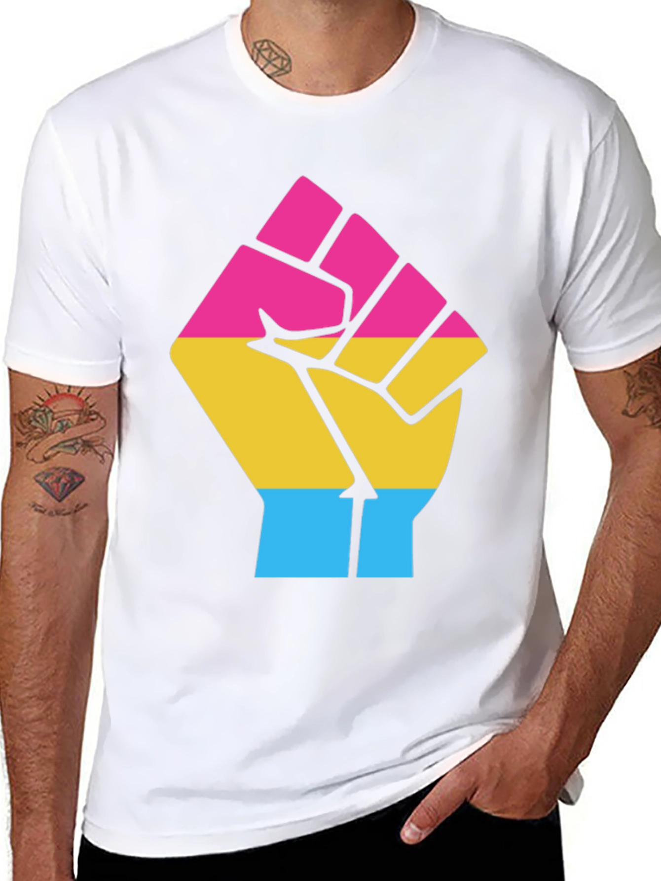Pansexual Pride Fist T-Shirt