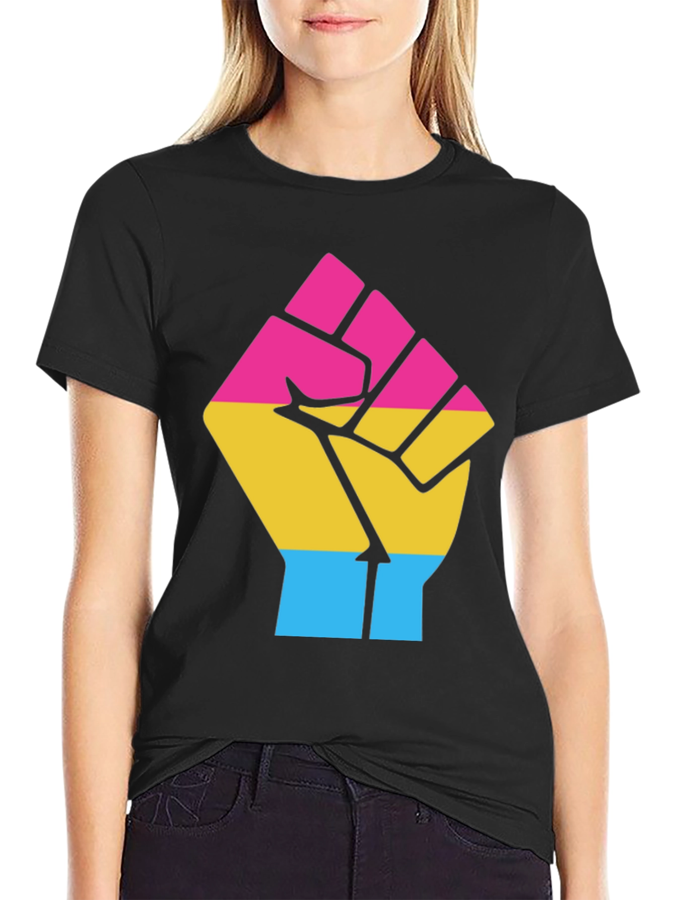 Pansexual Pride Fist T-Shirt