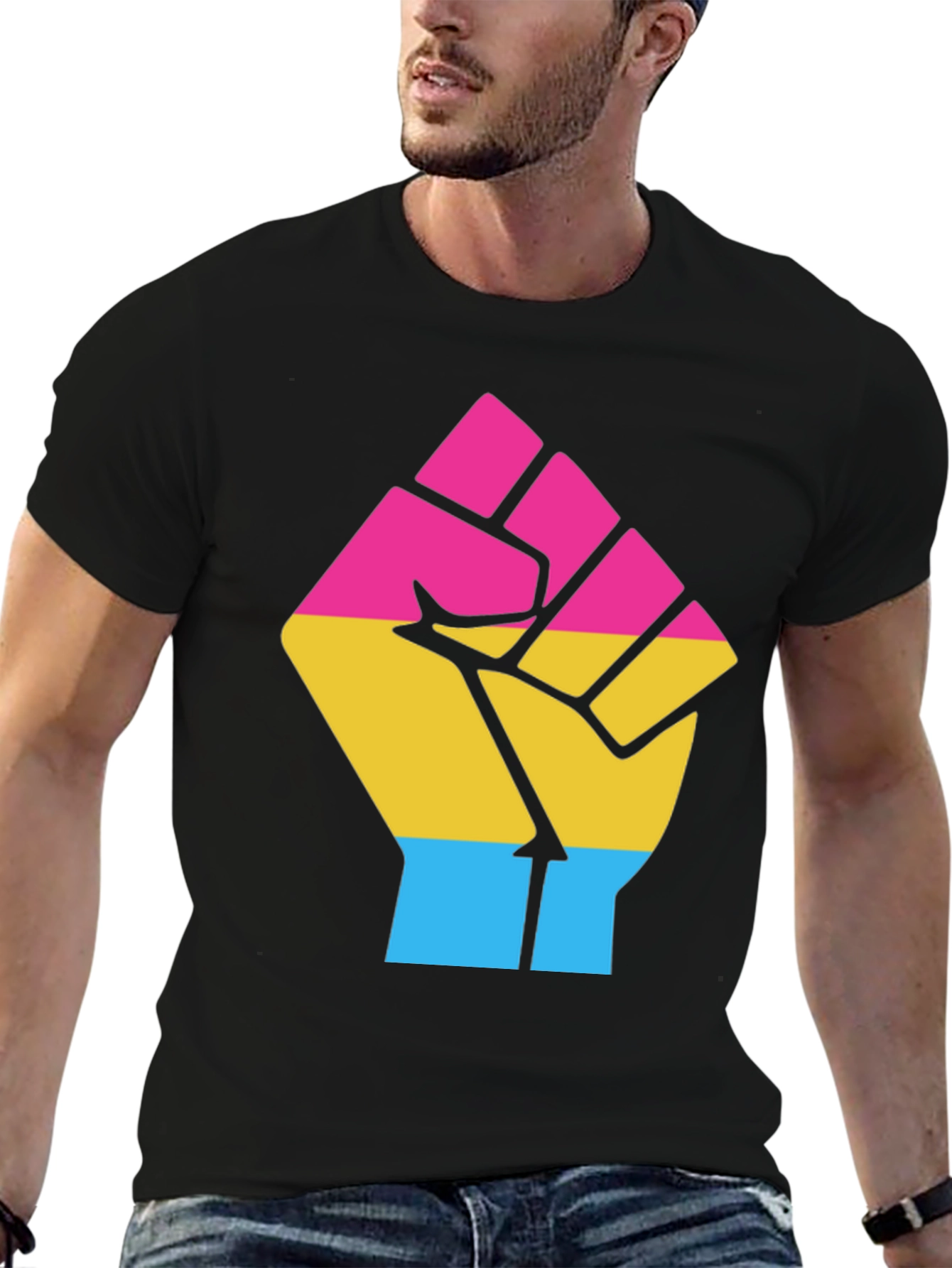 Pansexual Pride Fist T-Shirt