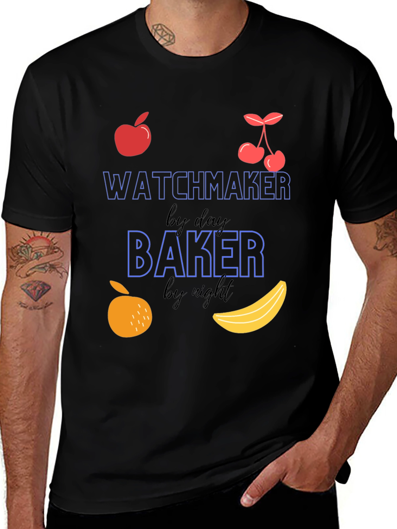 Watchmaker by Day Baker by Night T-Shirt
