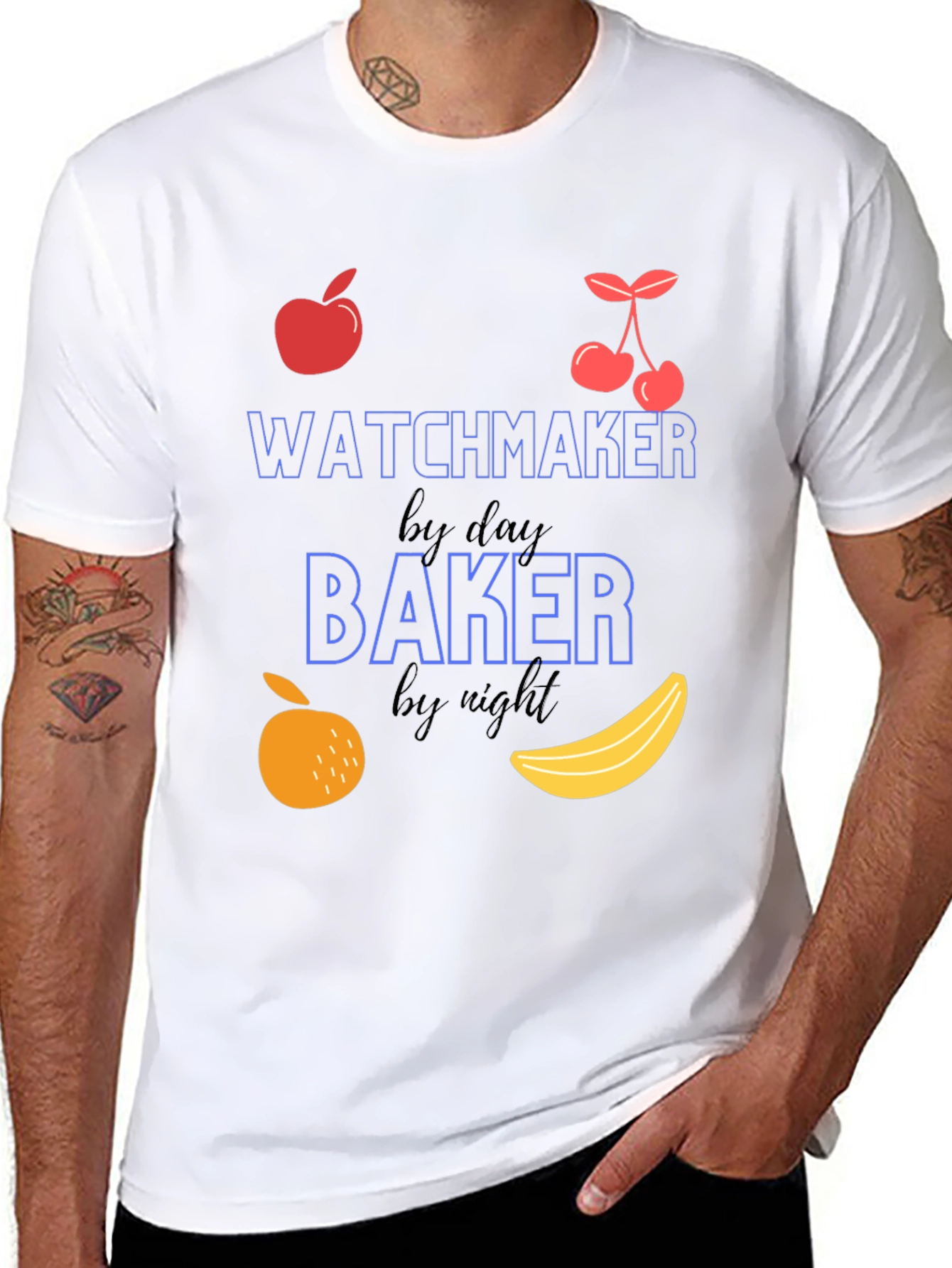Watchmaker by Day Baker by Night T-Shirt