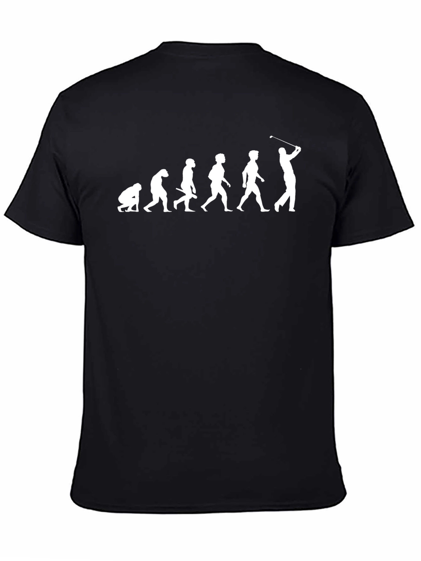 Evolution of Golf Black T-Shirt