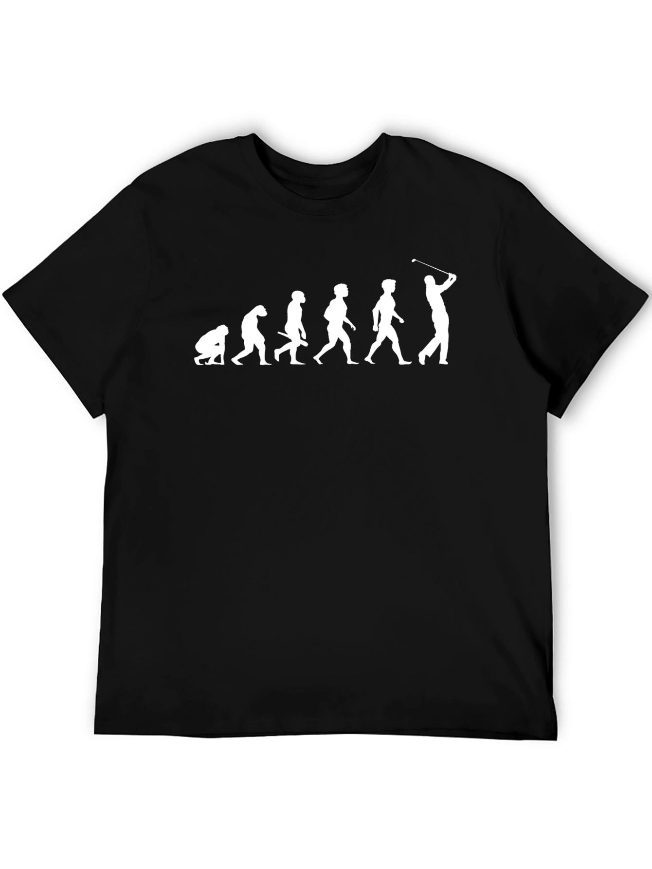 Evolution of Golf Black T-Shirt