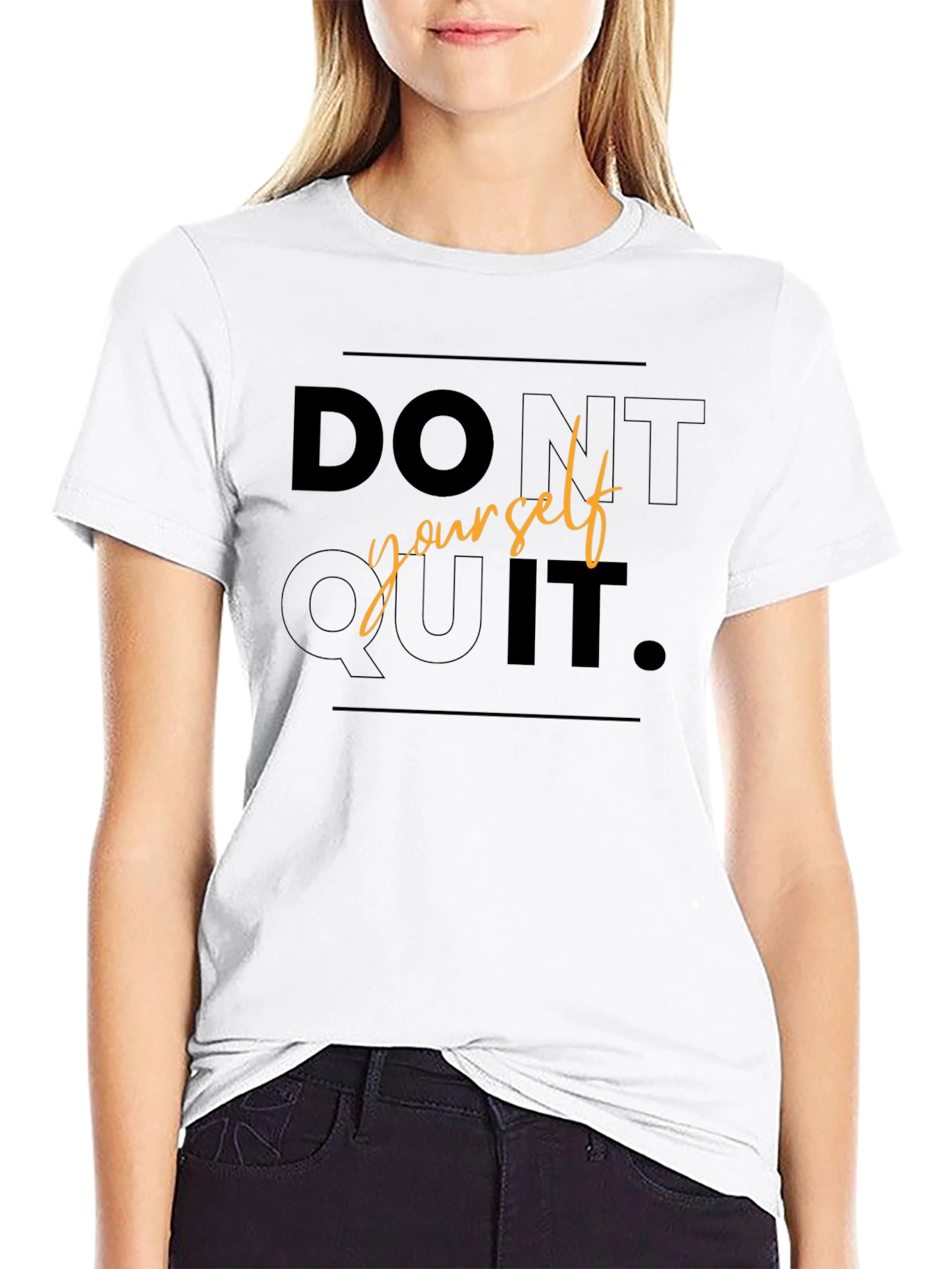 Dont Quit Black T-Shirt