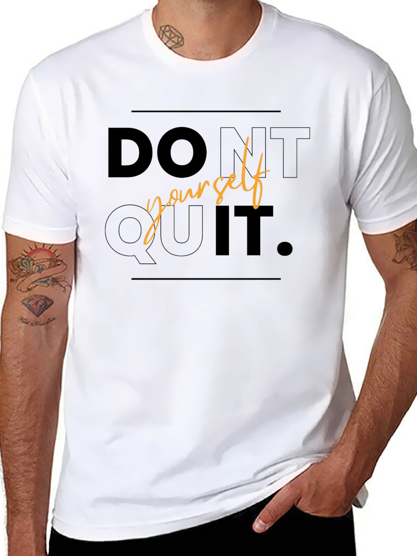 Dont Quit Black T-Shirt
