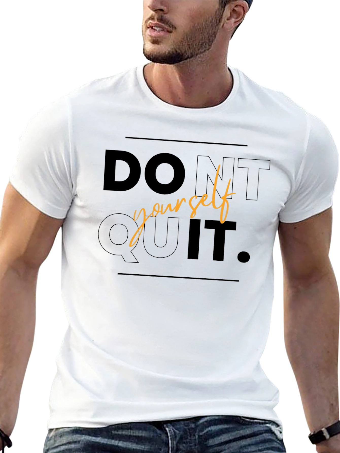 Dont Quit Black T-Shirt