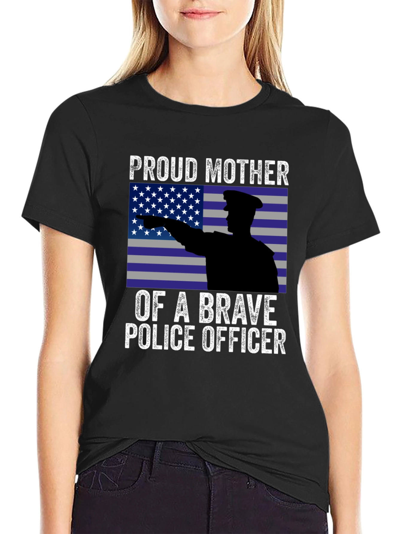 Proud Mother Police Officer T-Shirt