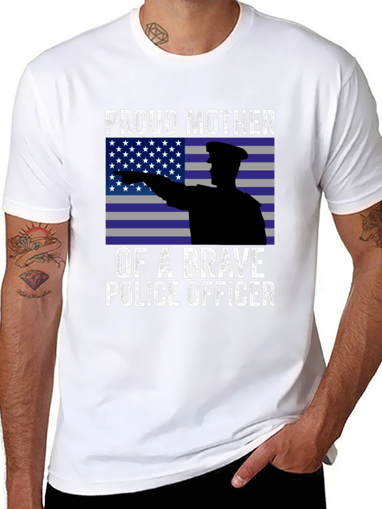 Proud Mother Police Officer T-Shirt