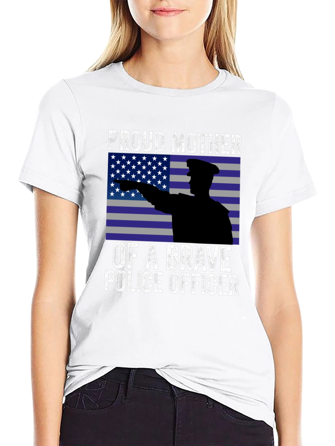 Proud Mother Police Officer T-Shirt