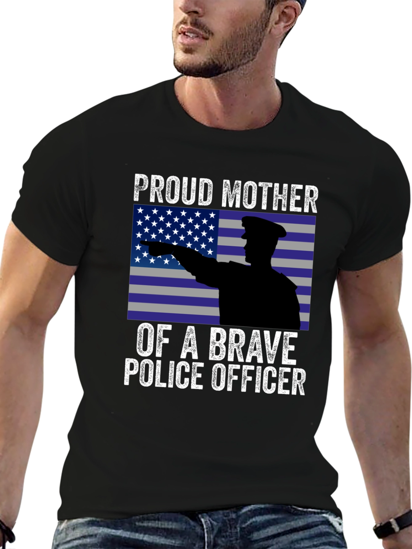 Proud Mother Police Officer T-Shirt