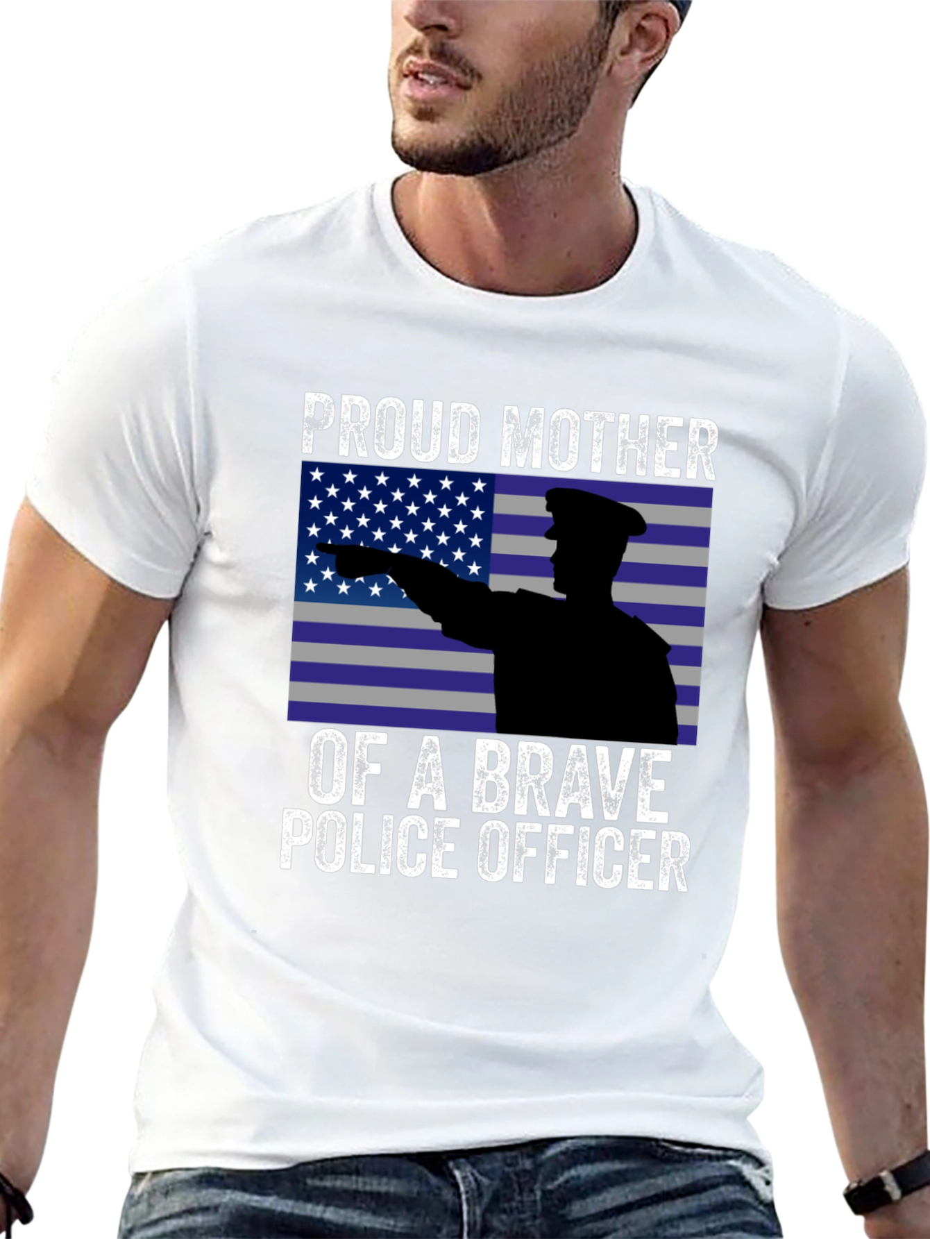 Proud Mother Police Officer T-Shirt