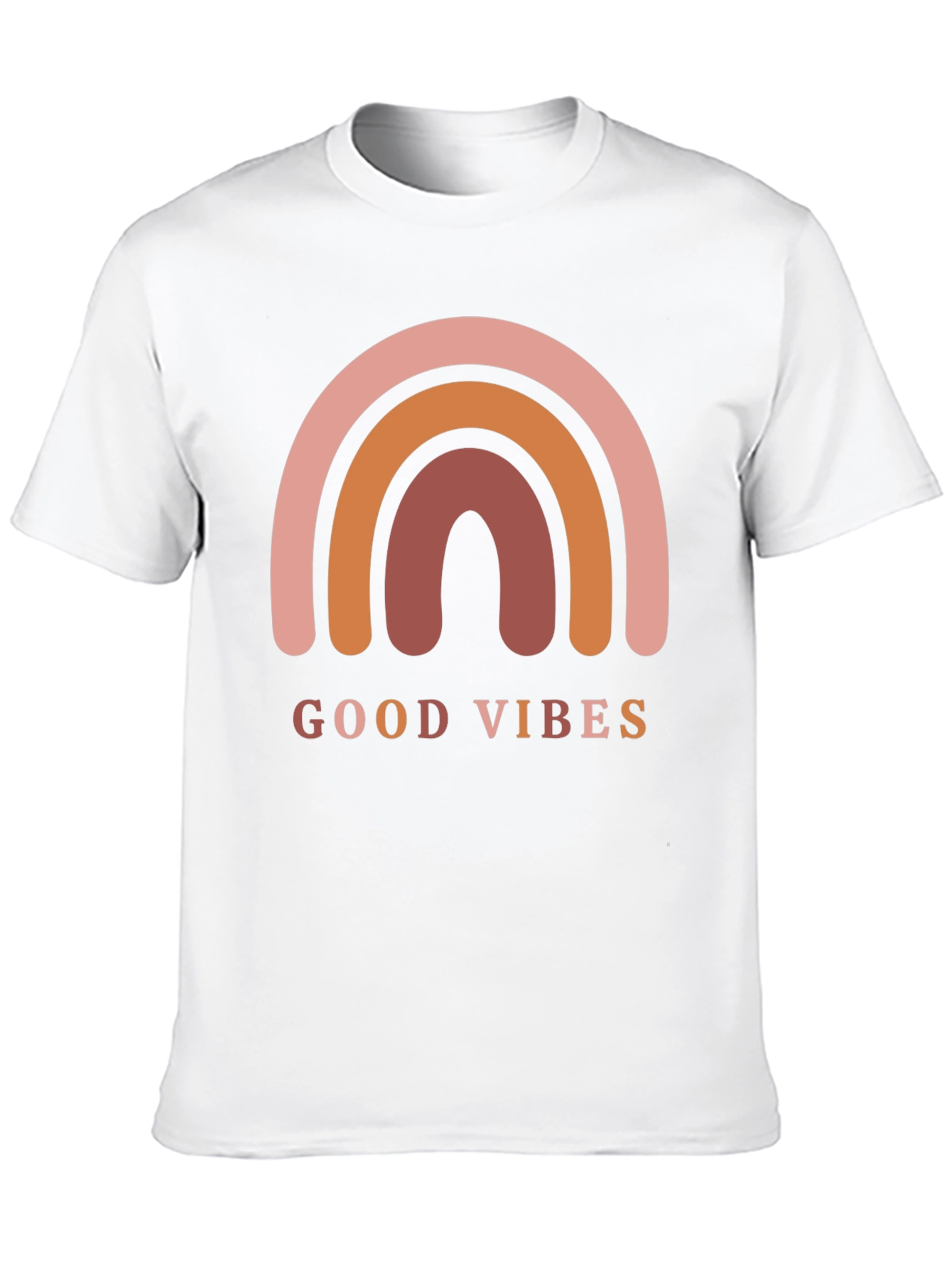 Good Vibes Rainbow Graphic Tee