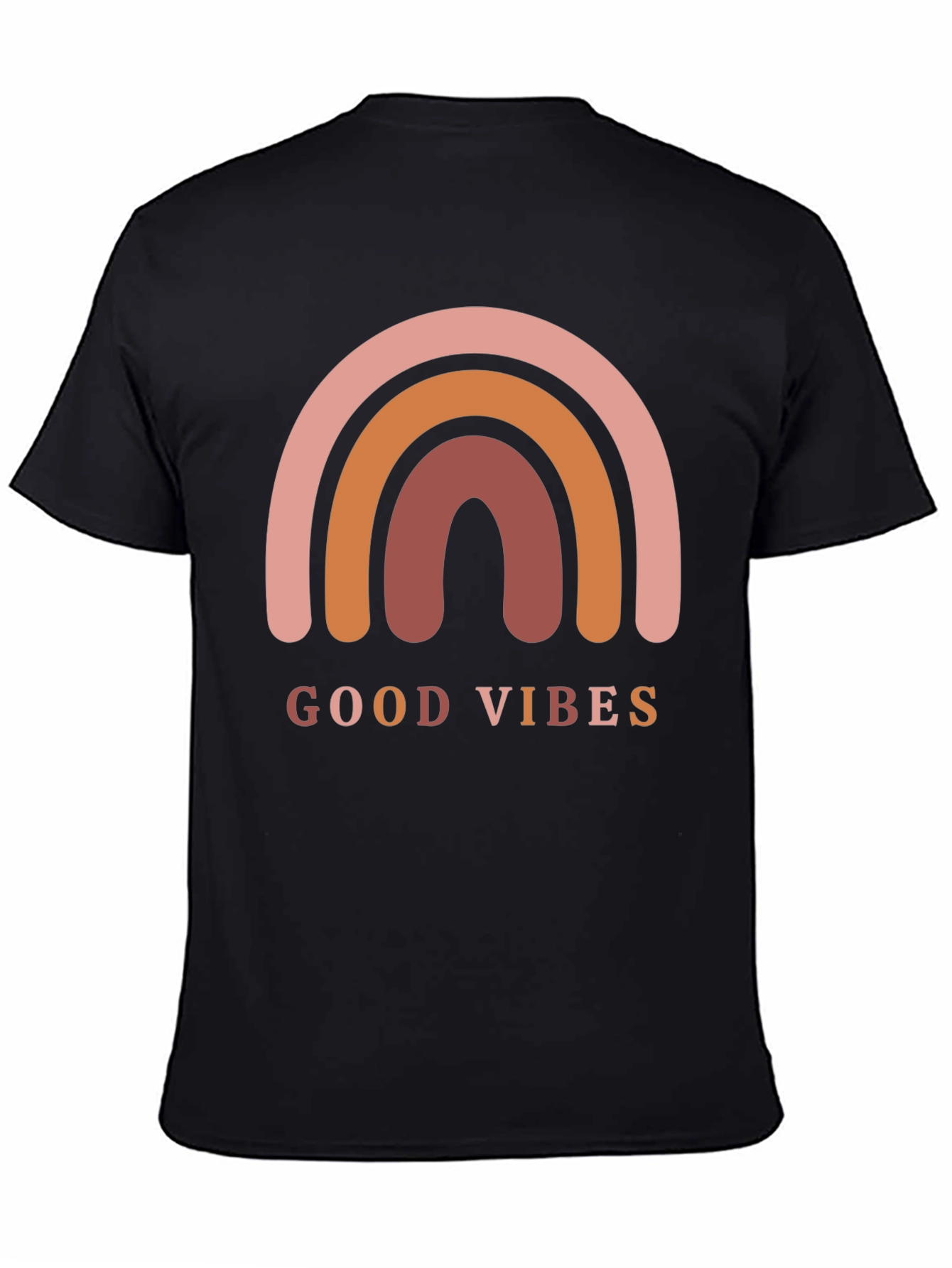 Good Vibes Rainbow Graphic Tee