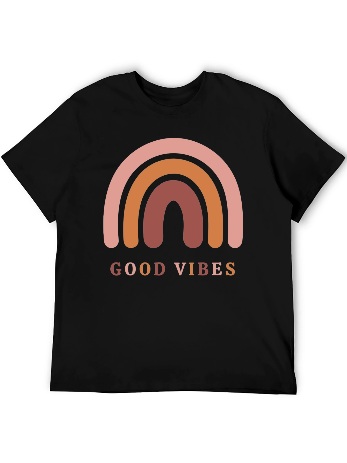 Good Vibes Rainbow Graphic Tee