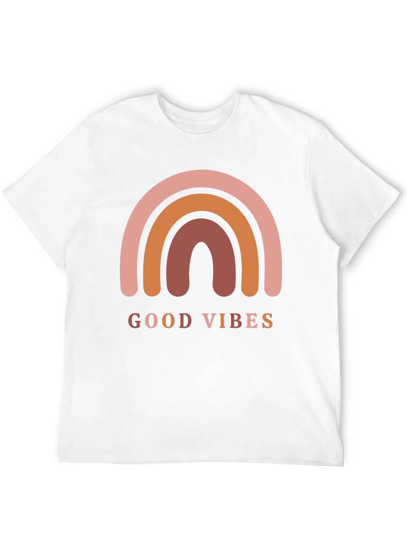 Good Vibes Rainbow Graphic Tee