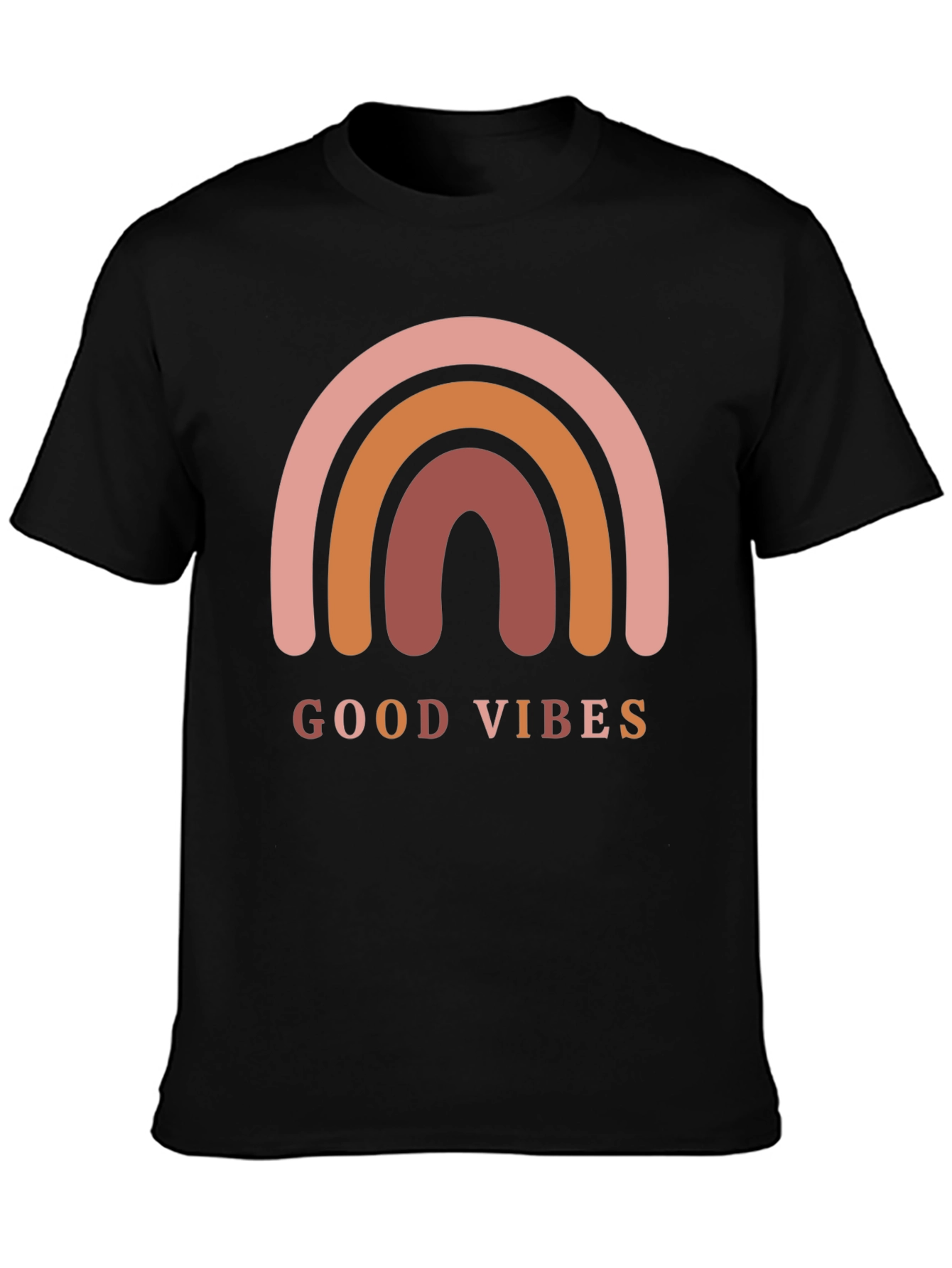 Good Vibes Rainbow Graphic Tee