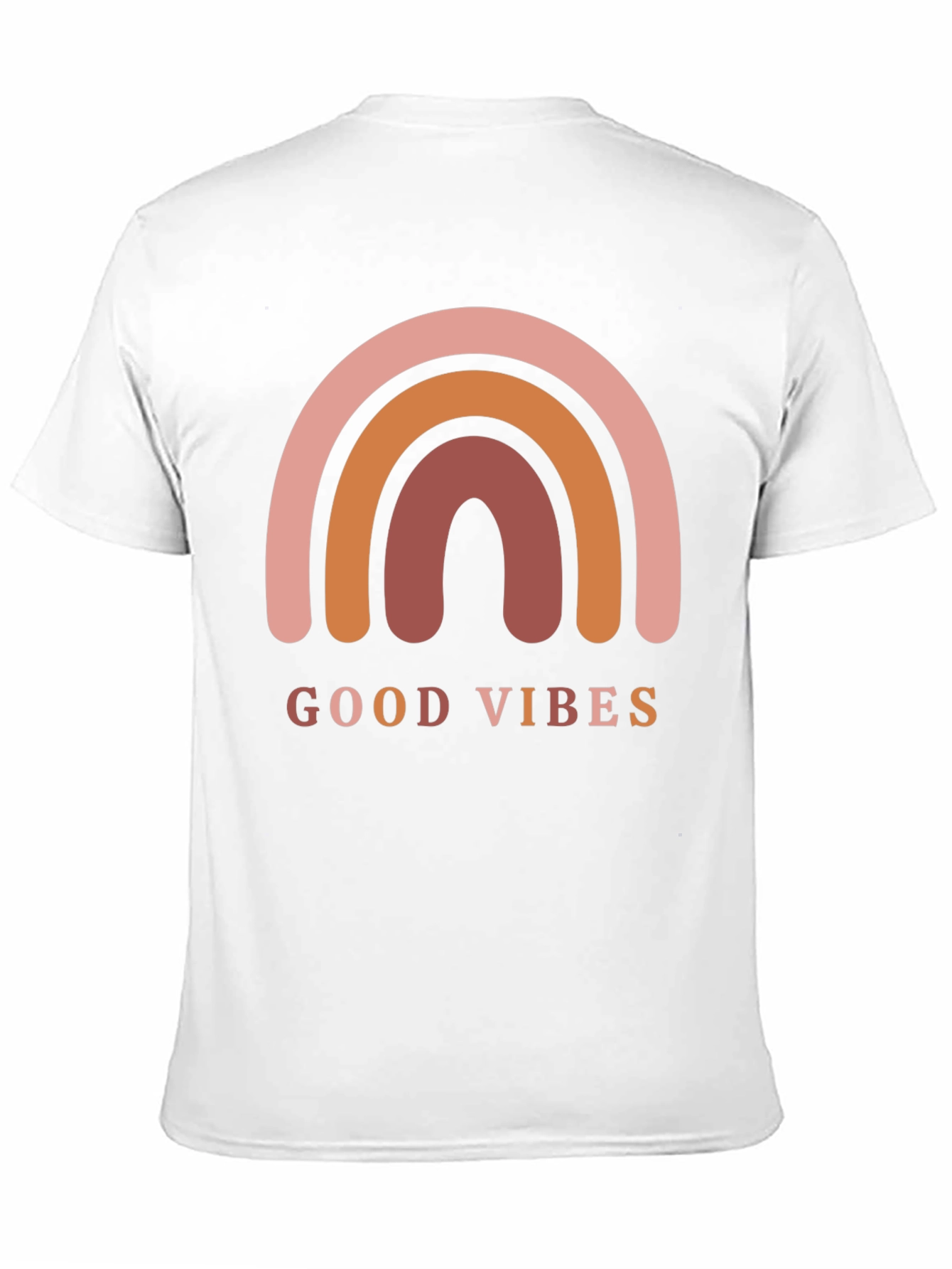 Good Vibes Rainbow Graphic Tee