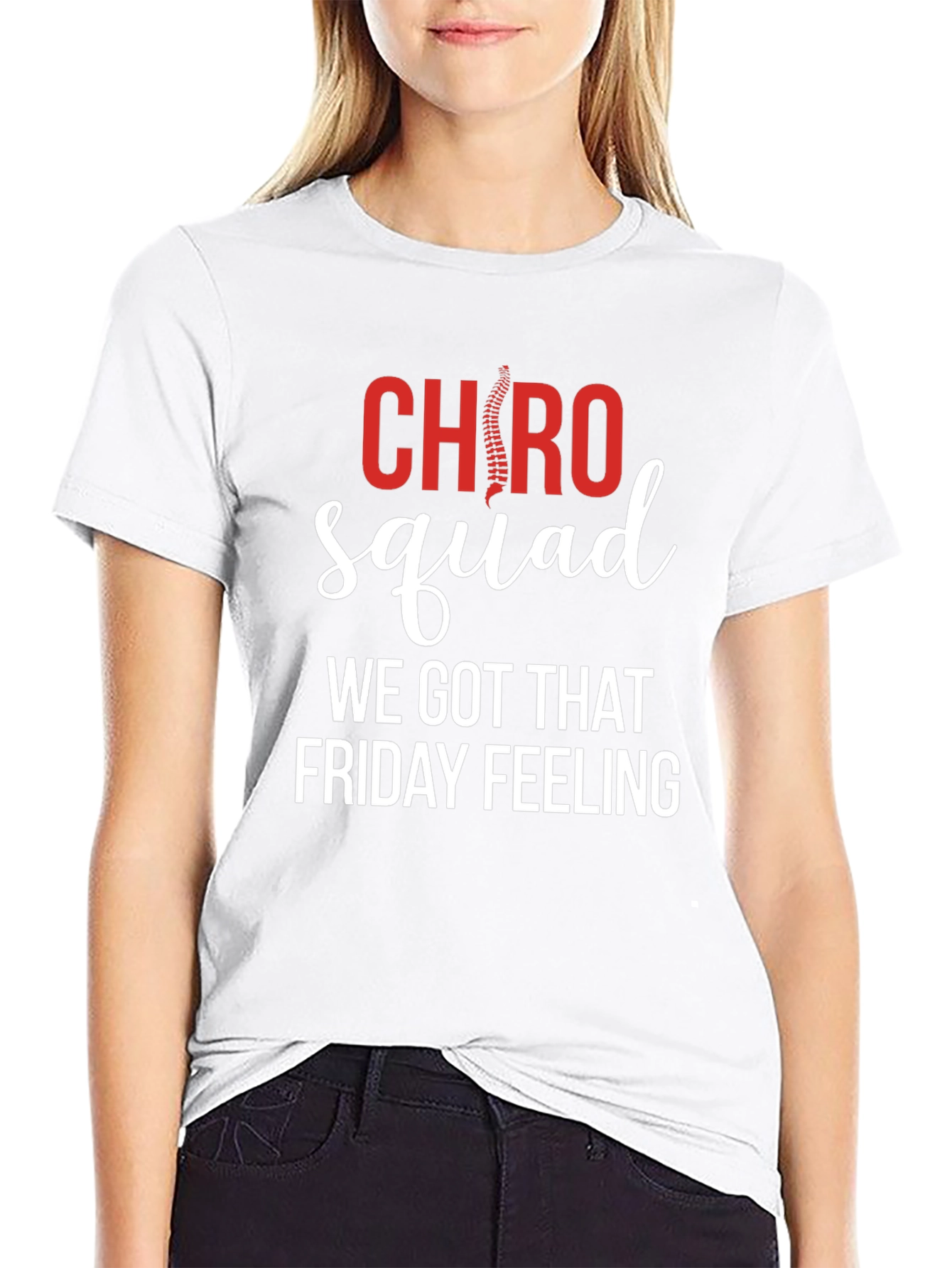 Chiropractor Squad Friday Feeling T-Shirt