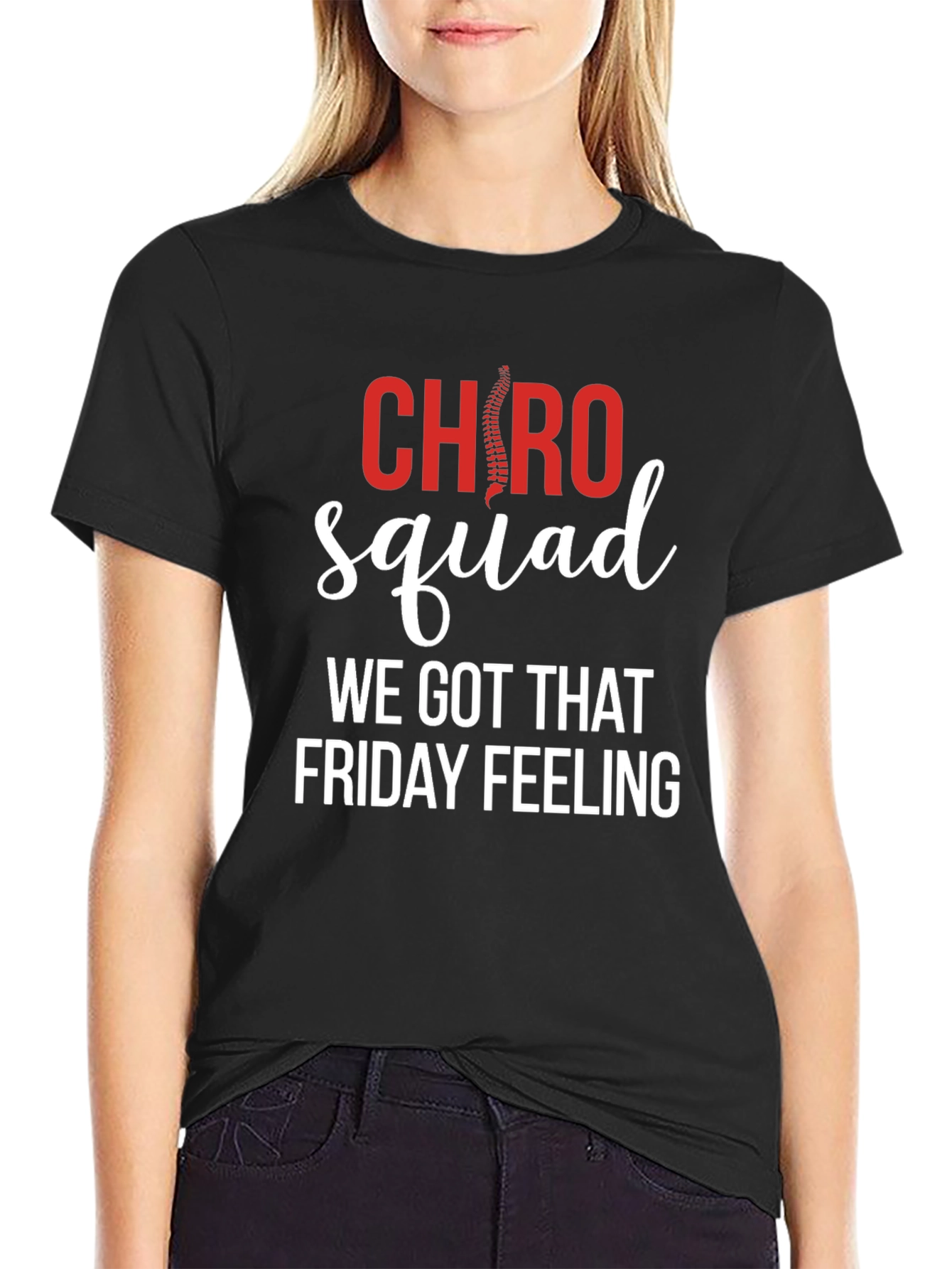 Chiropractor Squad Friday Feeling T-Shirt