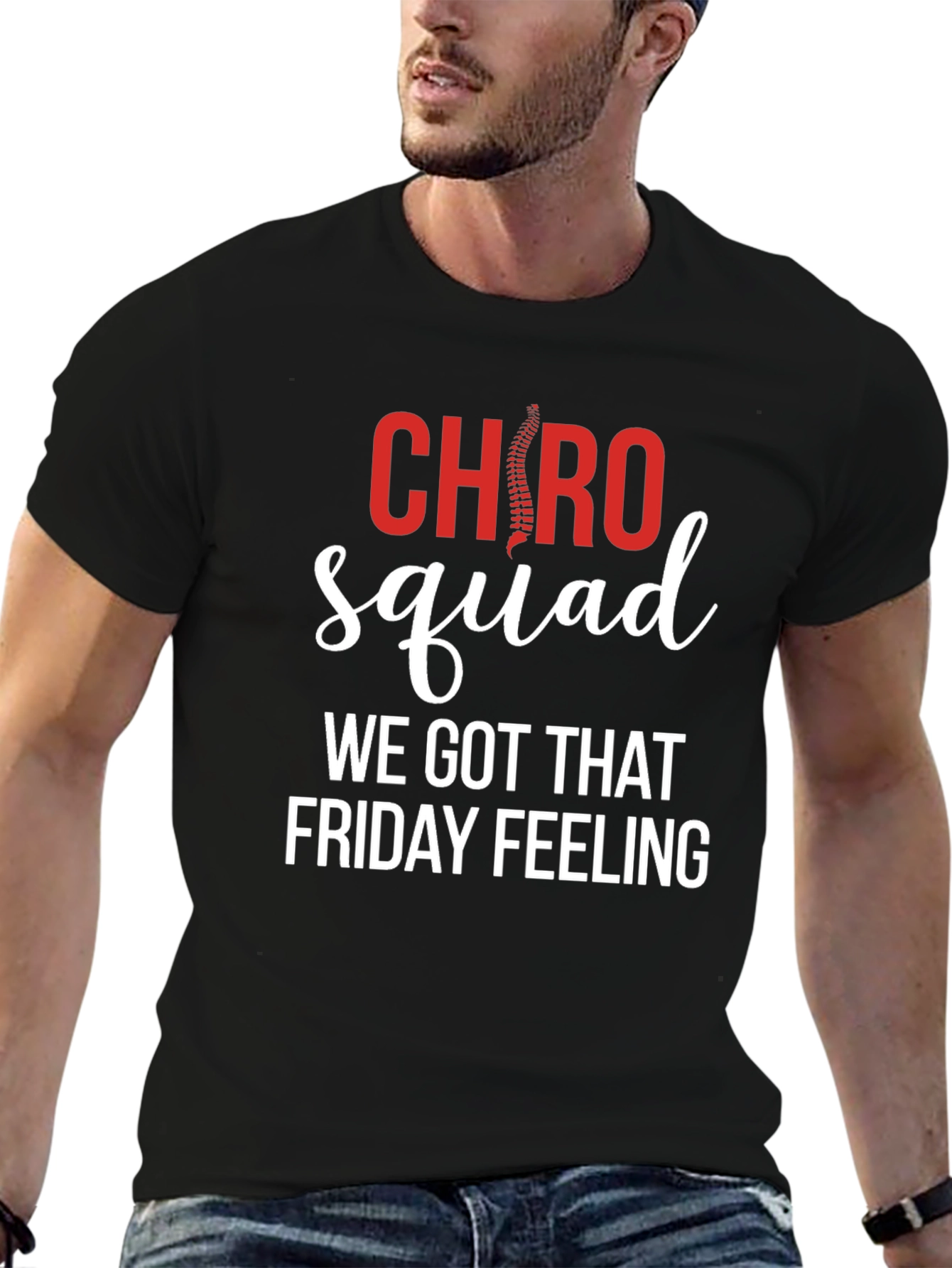 Chiropractor Squad Friday Feeling T-Shirt