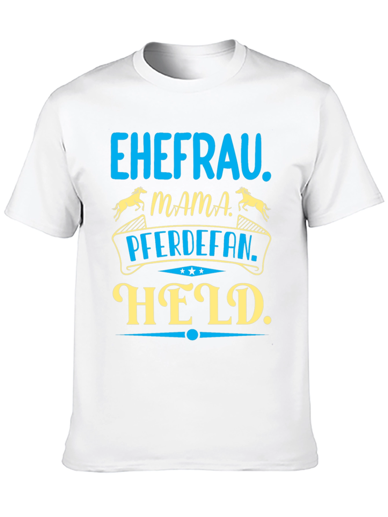 Ehefrau Mama PferdeFan Held Shirt
