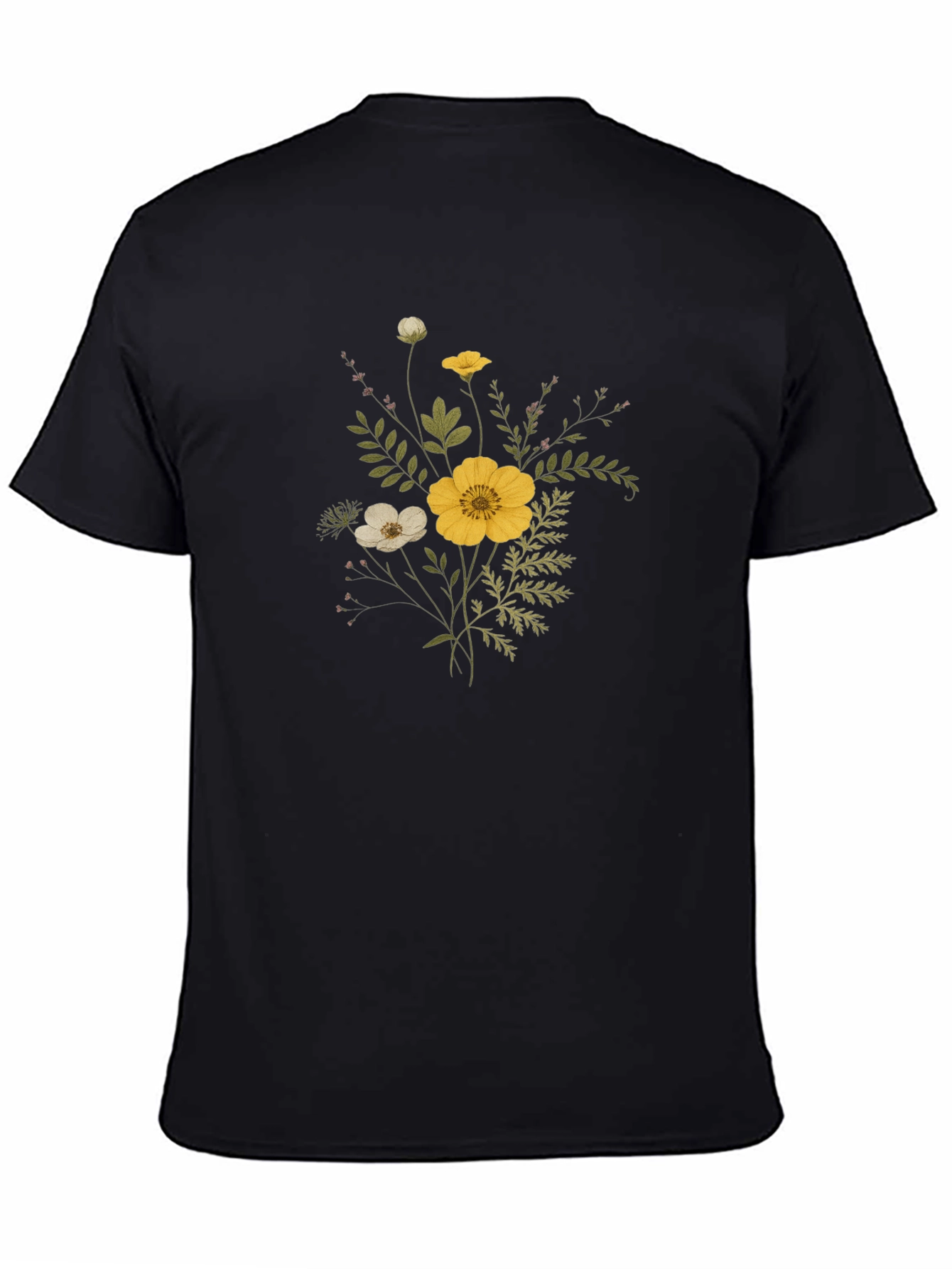 Floral Bouquet Graphic Tee - Stylish Unisex T-Shirt