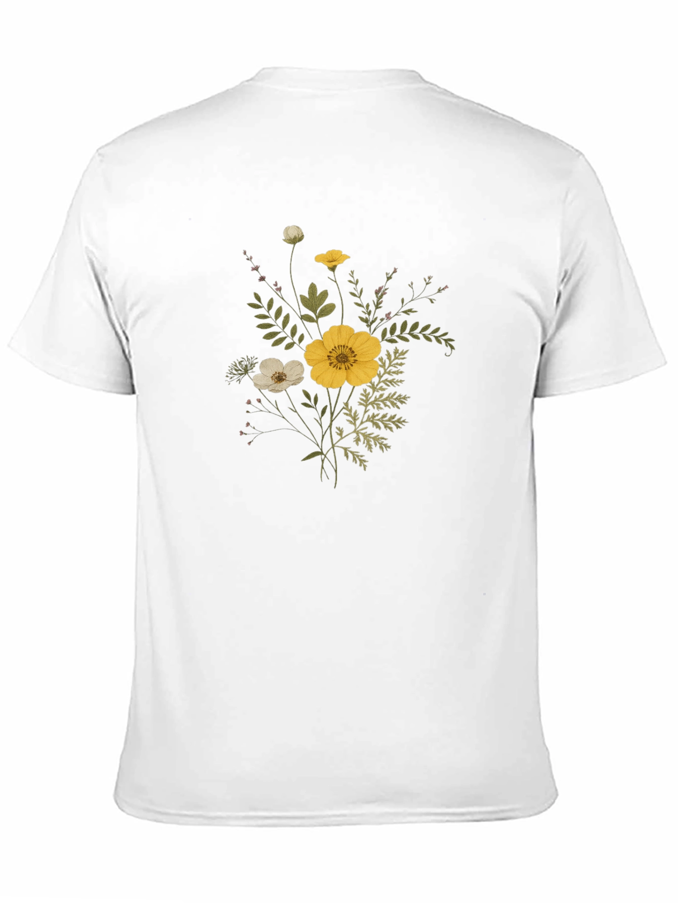 Floral Bouquet Graphic Tee - Stylish Unisex T-Shirt
