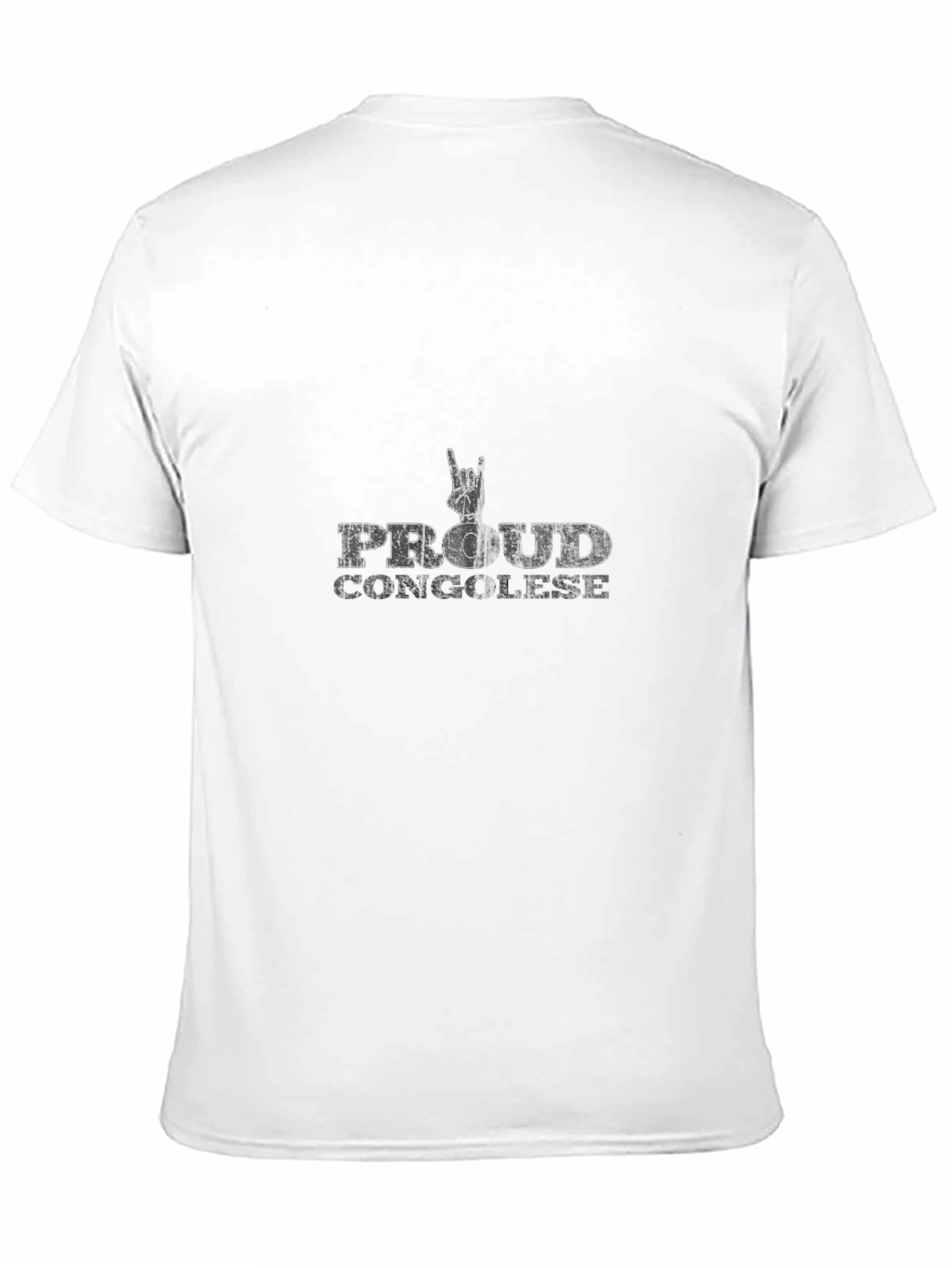 Proud Congolese Graphic T-Shirt - Black