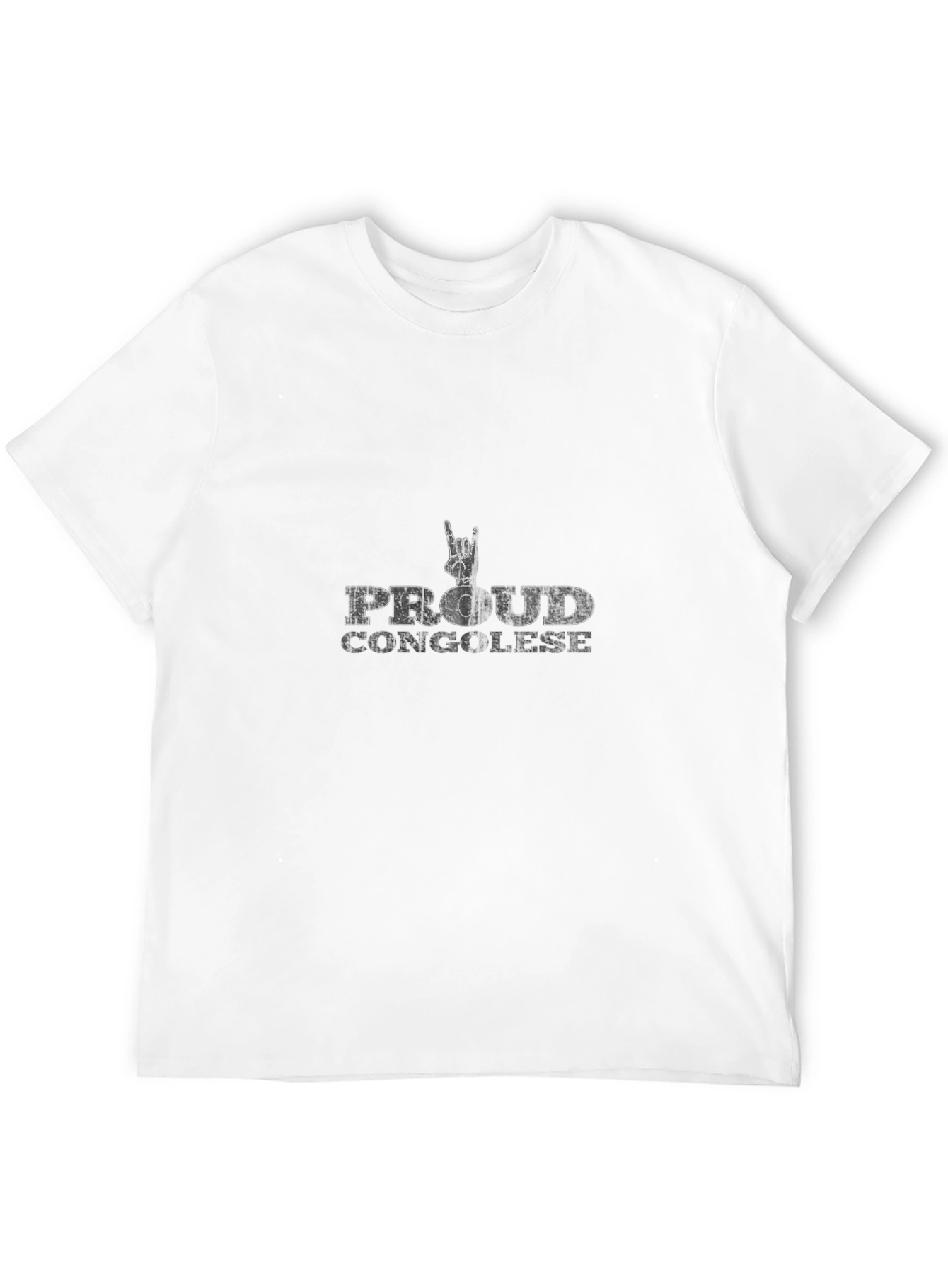 Proud Congolese Graphic T-Shirt - Black