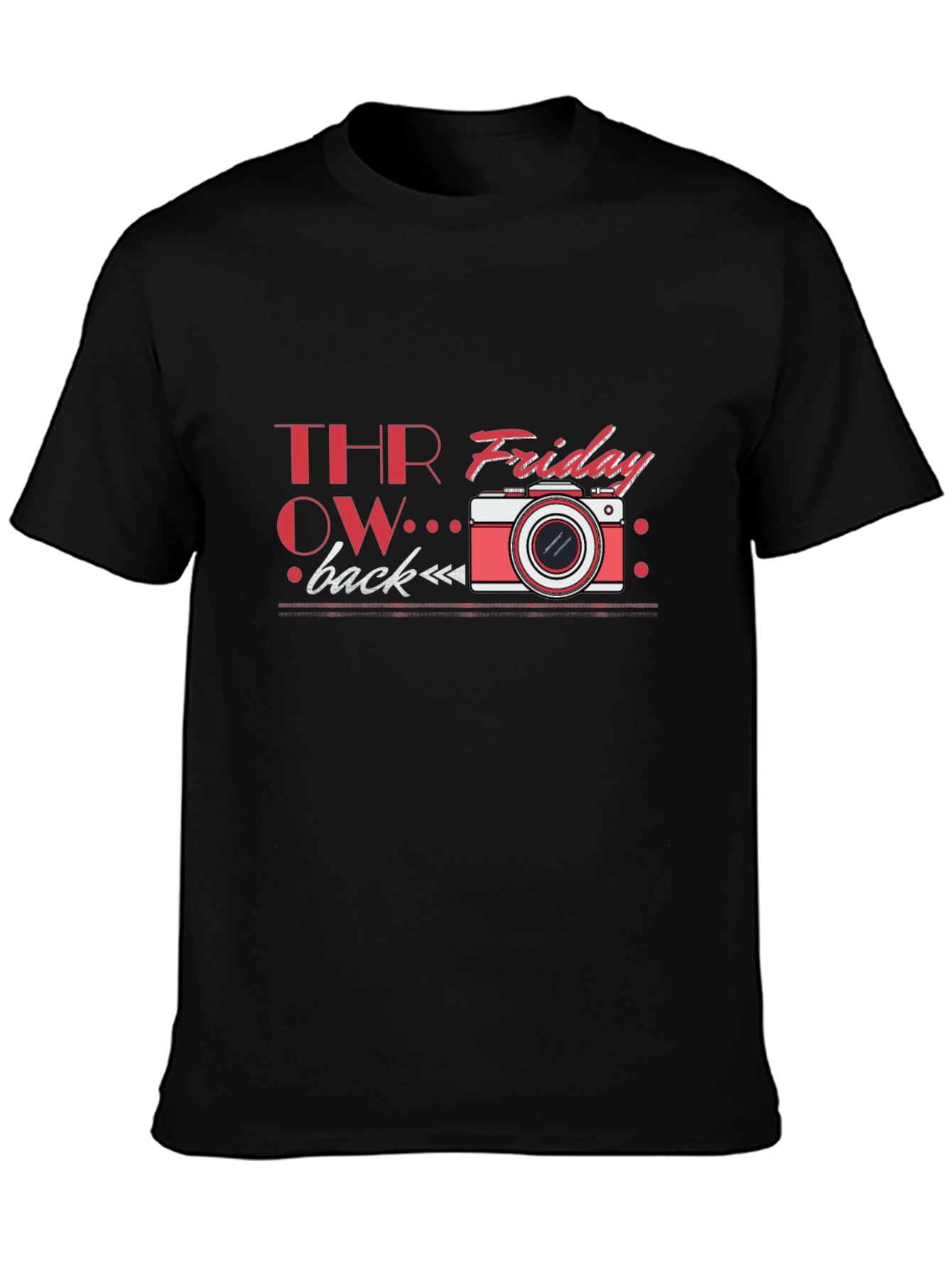 Throwback Friday Camera Graphic Tee