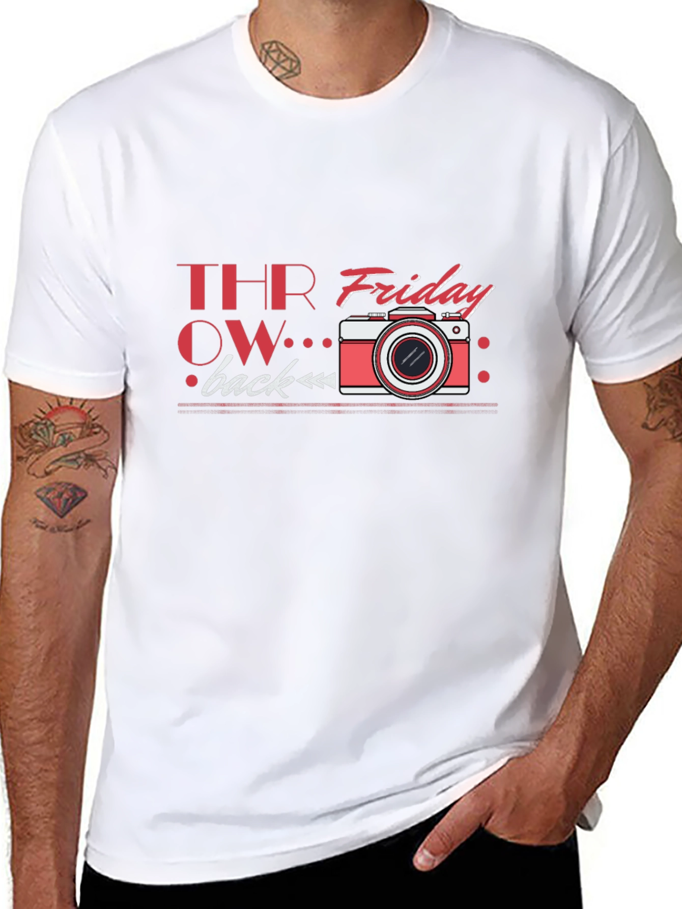 Throwback Friday Camera Graphic Tee