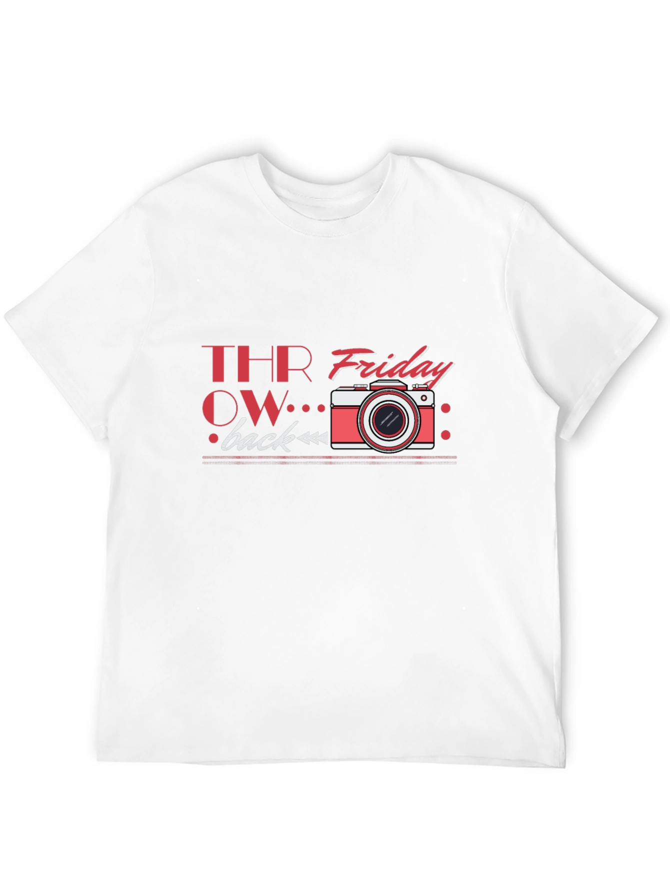 Throwback Friday Camera Graphic Tee