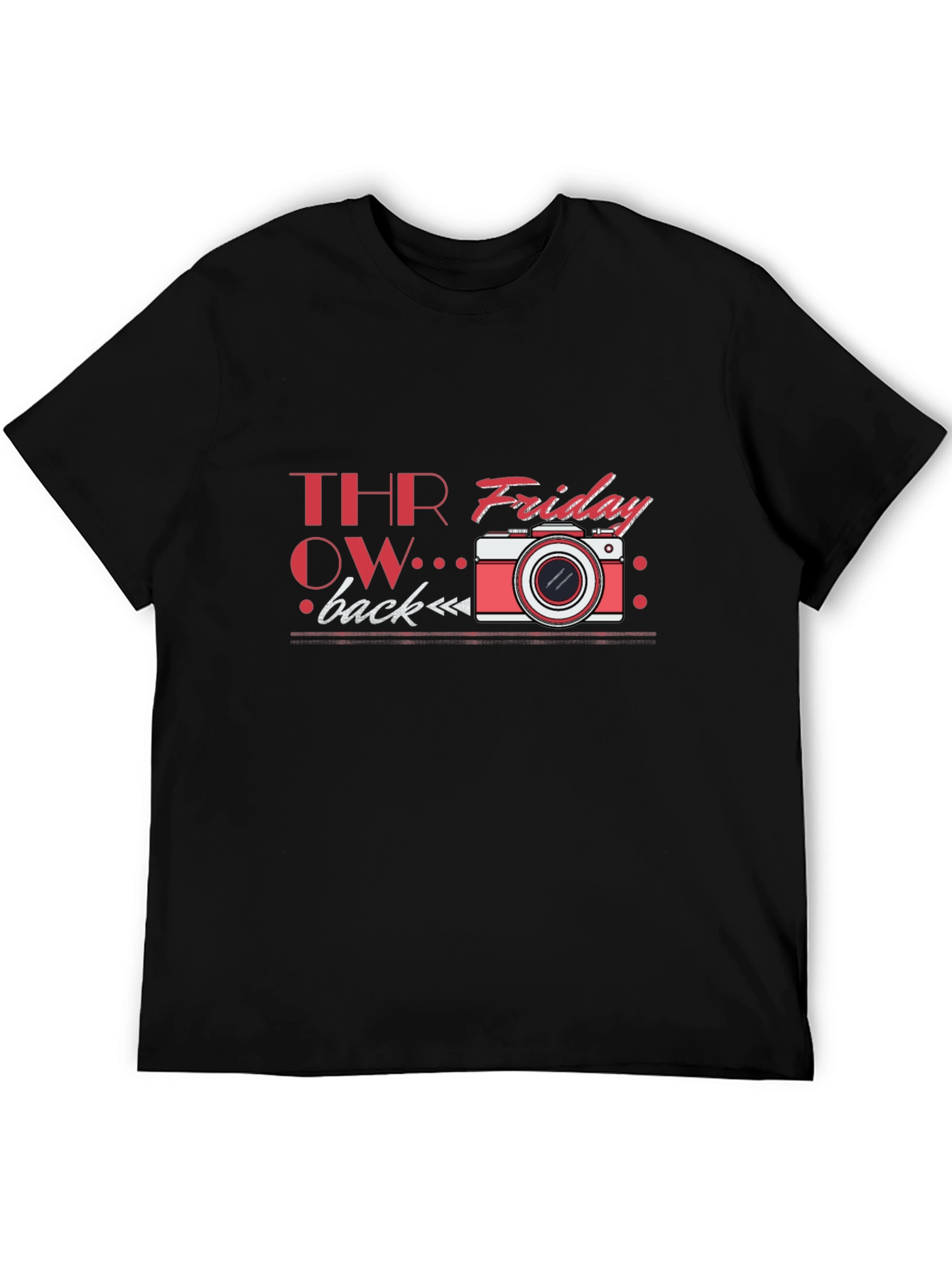 Throwback Friday Camera Graphic Tee