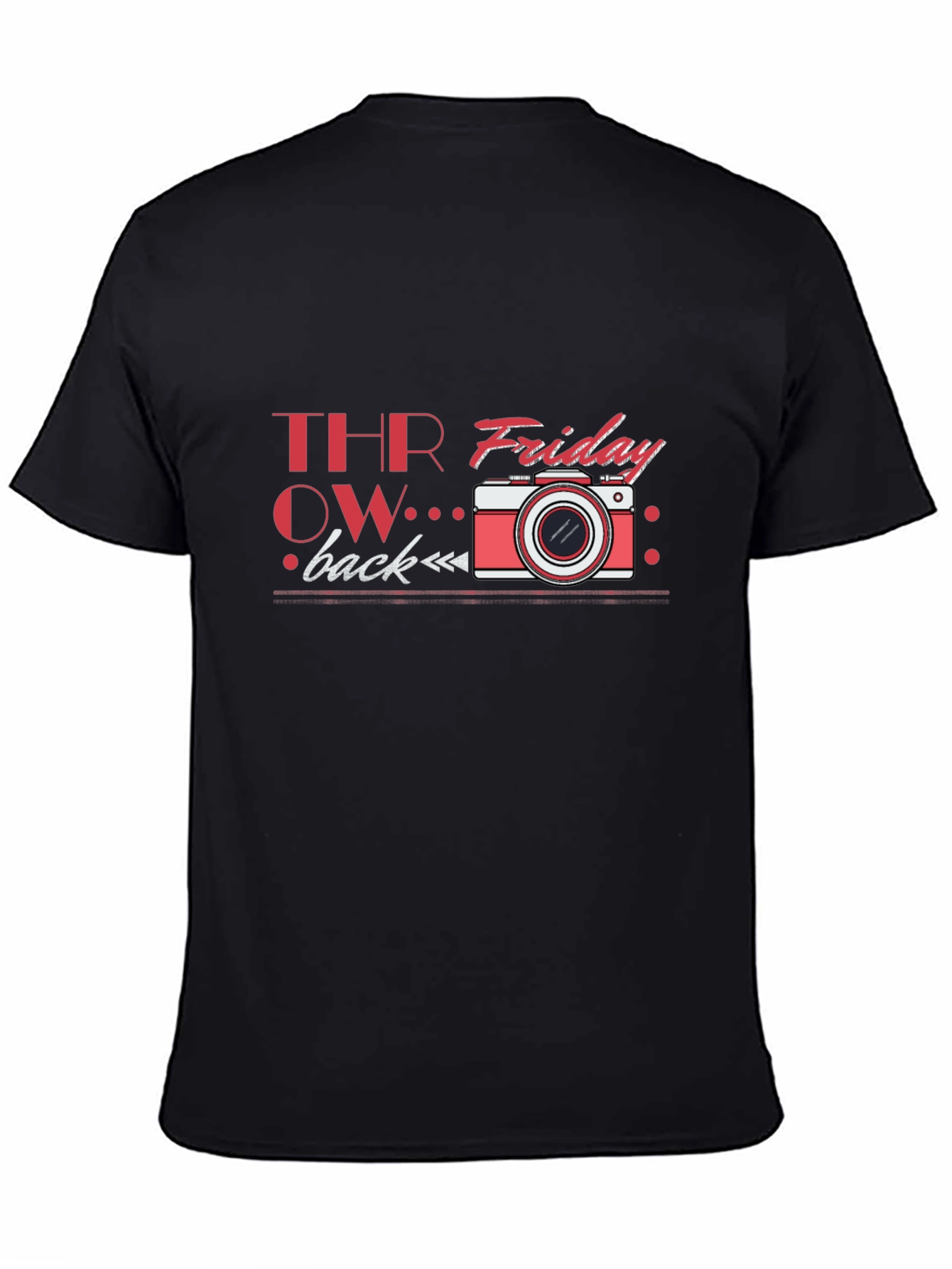 Throwback Friday Camera Graphic Tee