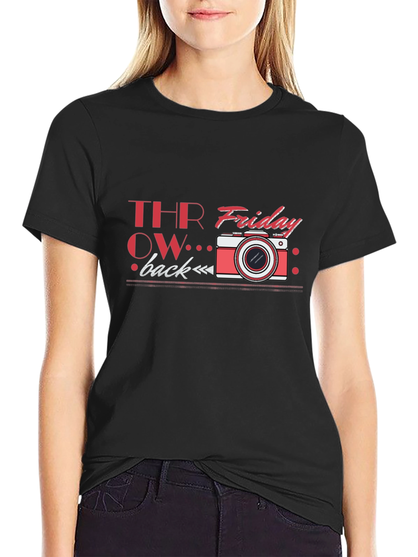 Throwback Friday Camera Graphic Tee