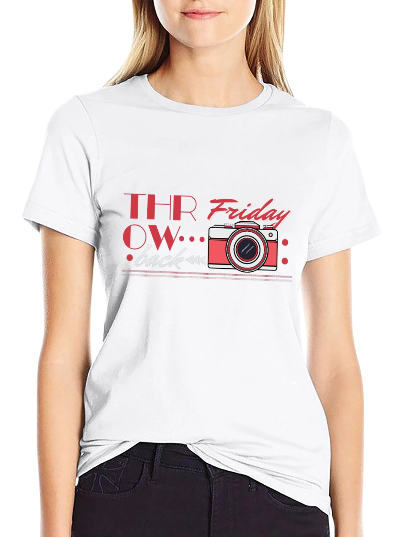 Throwback Friday Camera Graphic Tee