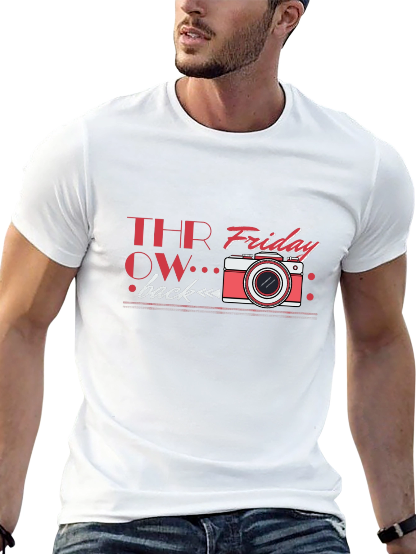 Throwback Friday Camera Graphic Tee