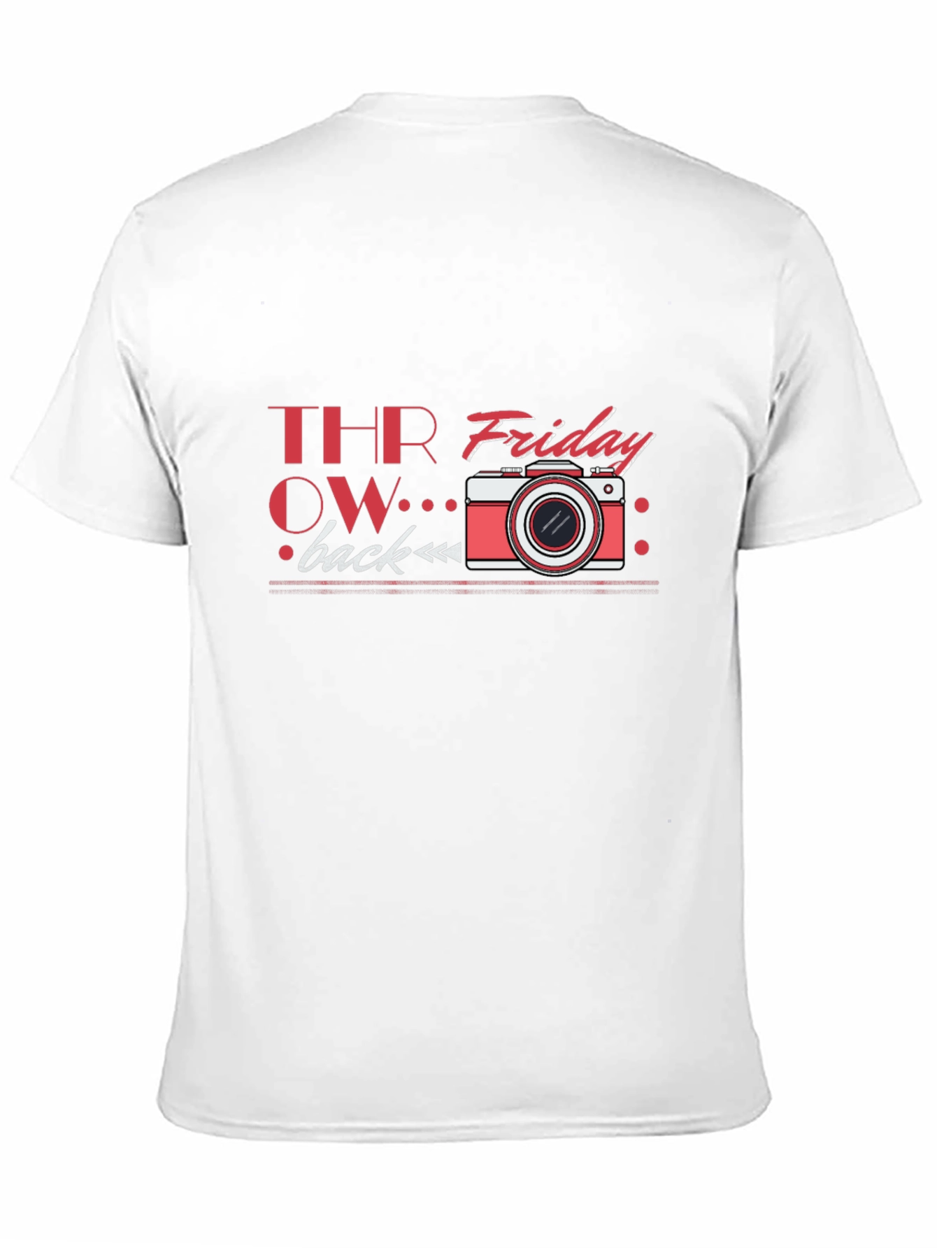 Throwback Friday Camera Graphic Tee