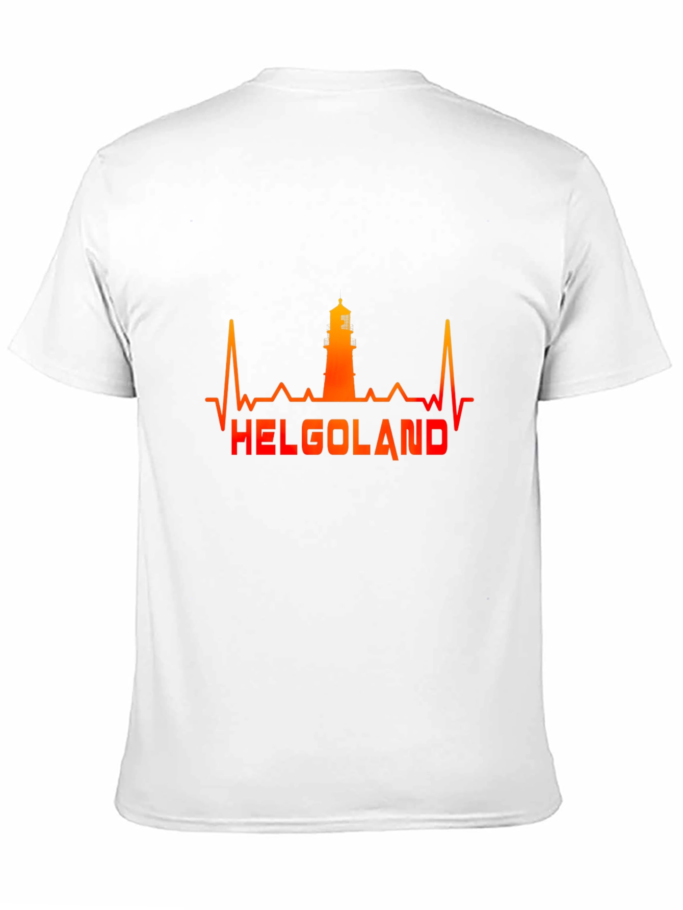 Helgoland Lighthouse Heartbeat T-Shirt