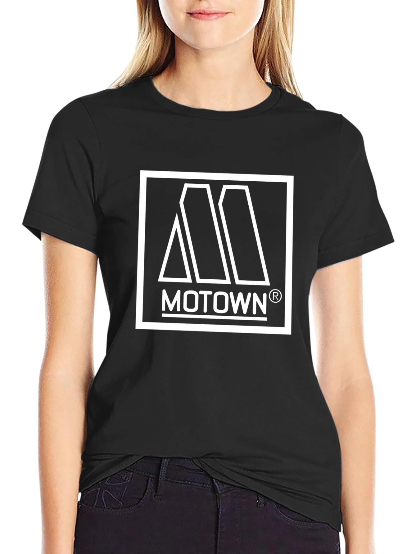 Motown Logo Black T-Shirt