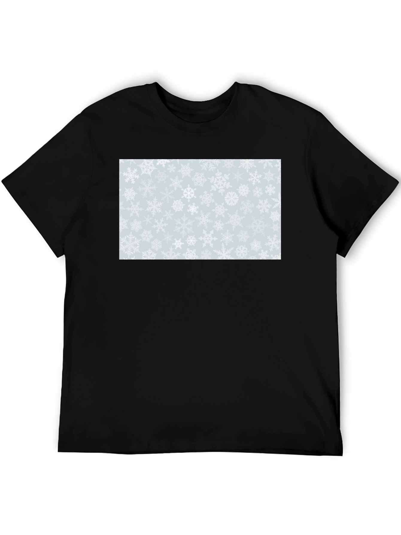 Snowflake Pattern T-Shirt
